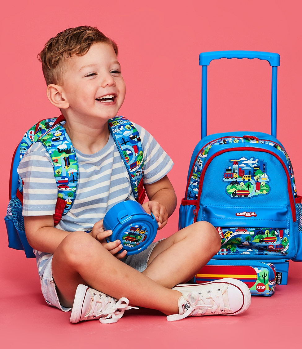 ROund about teeny tiny trolley backpack