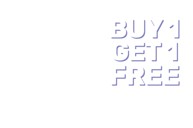 Buy 1, get 1 free. Selected Products