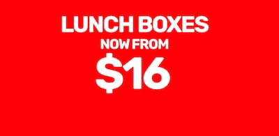 Lunchboxes Now From $16