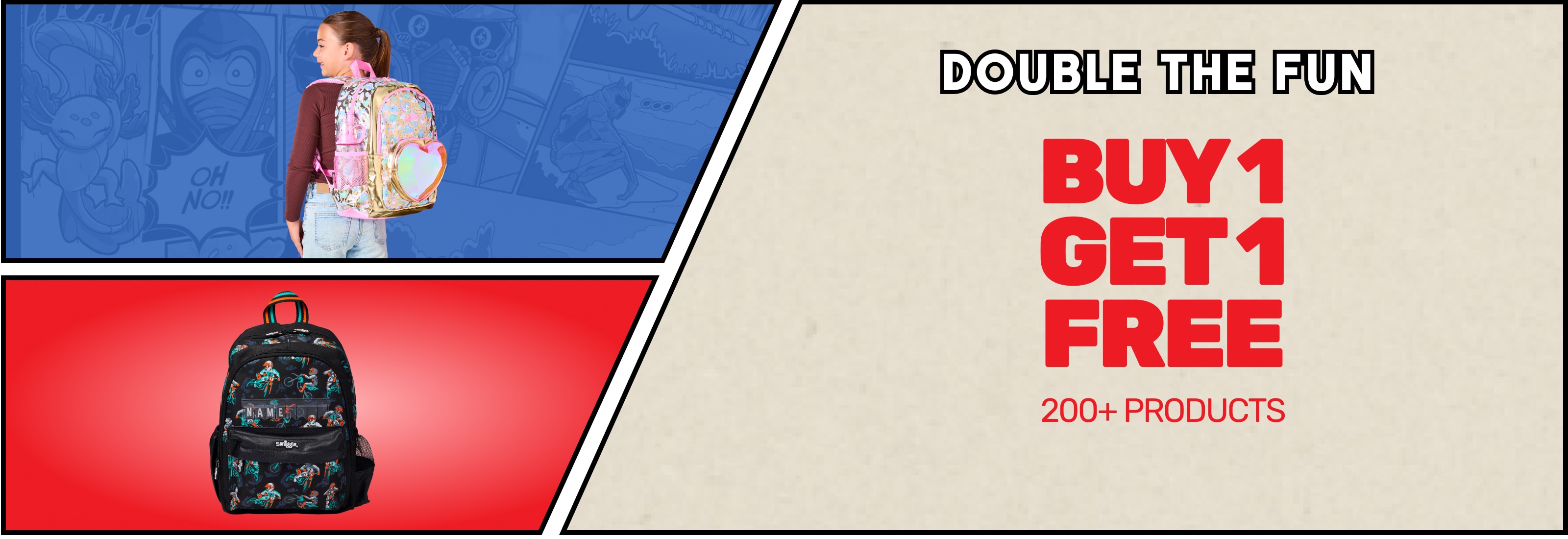 Buy 1 Get 1 Free 200+ Products