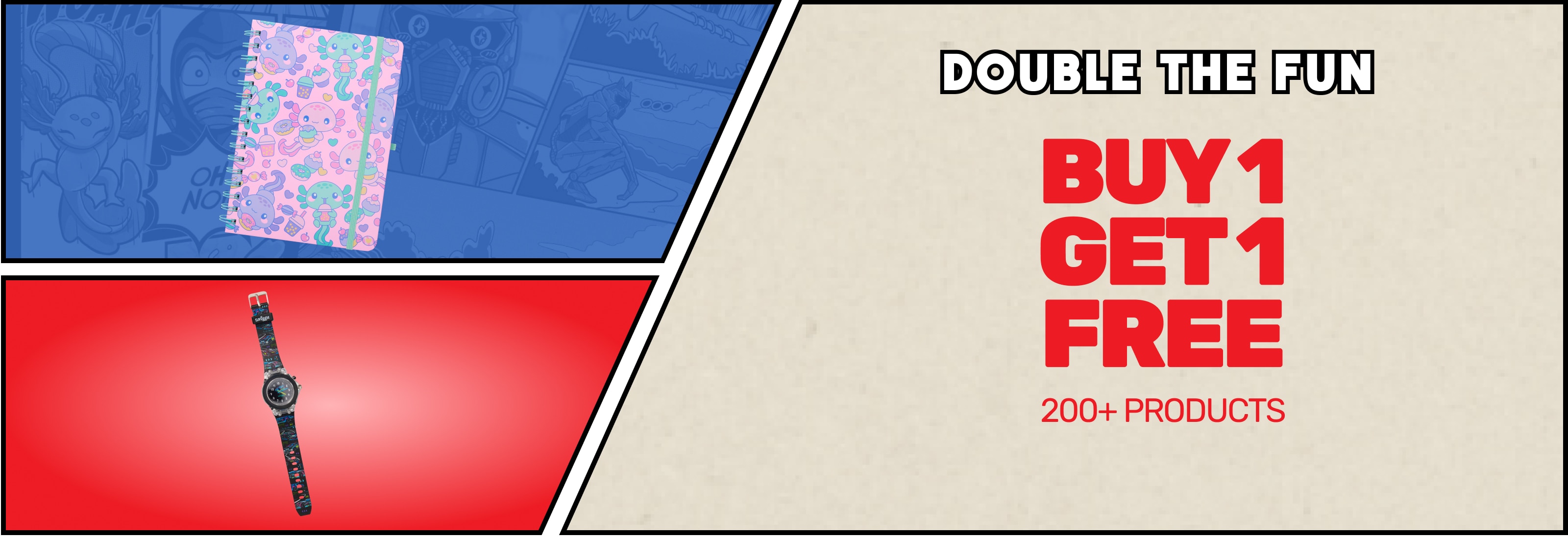 Buy 1 Get 1 Free 200+ Products