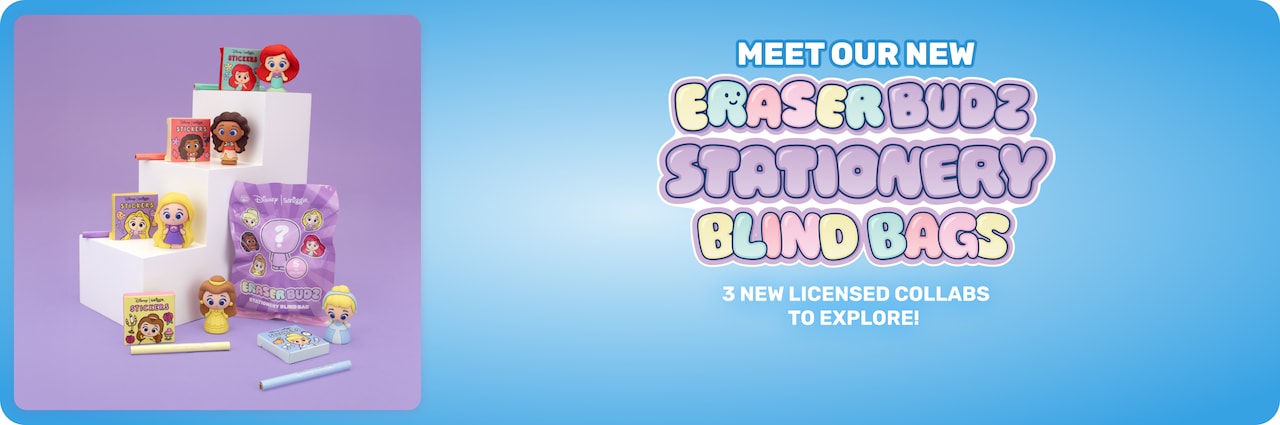 Meet Our New Eraser Buds Stationery Blind Bags