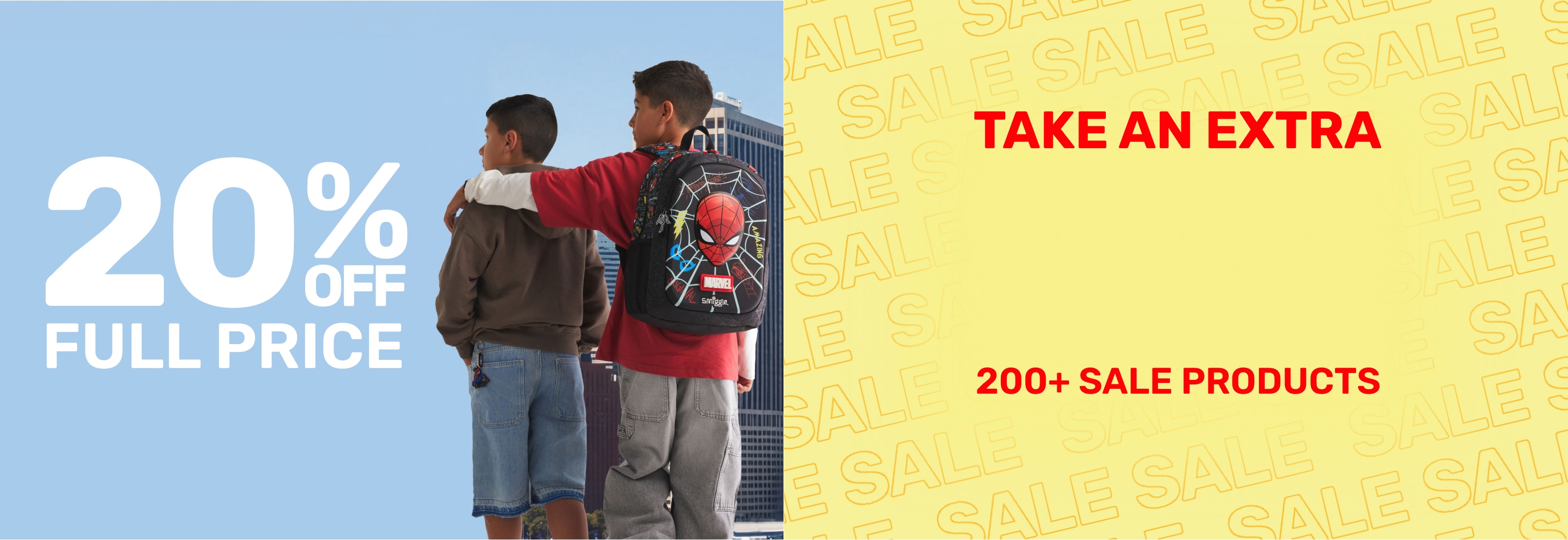 20% Off Full Price | Take An Extra 30% Off Sale Products