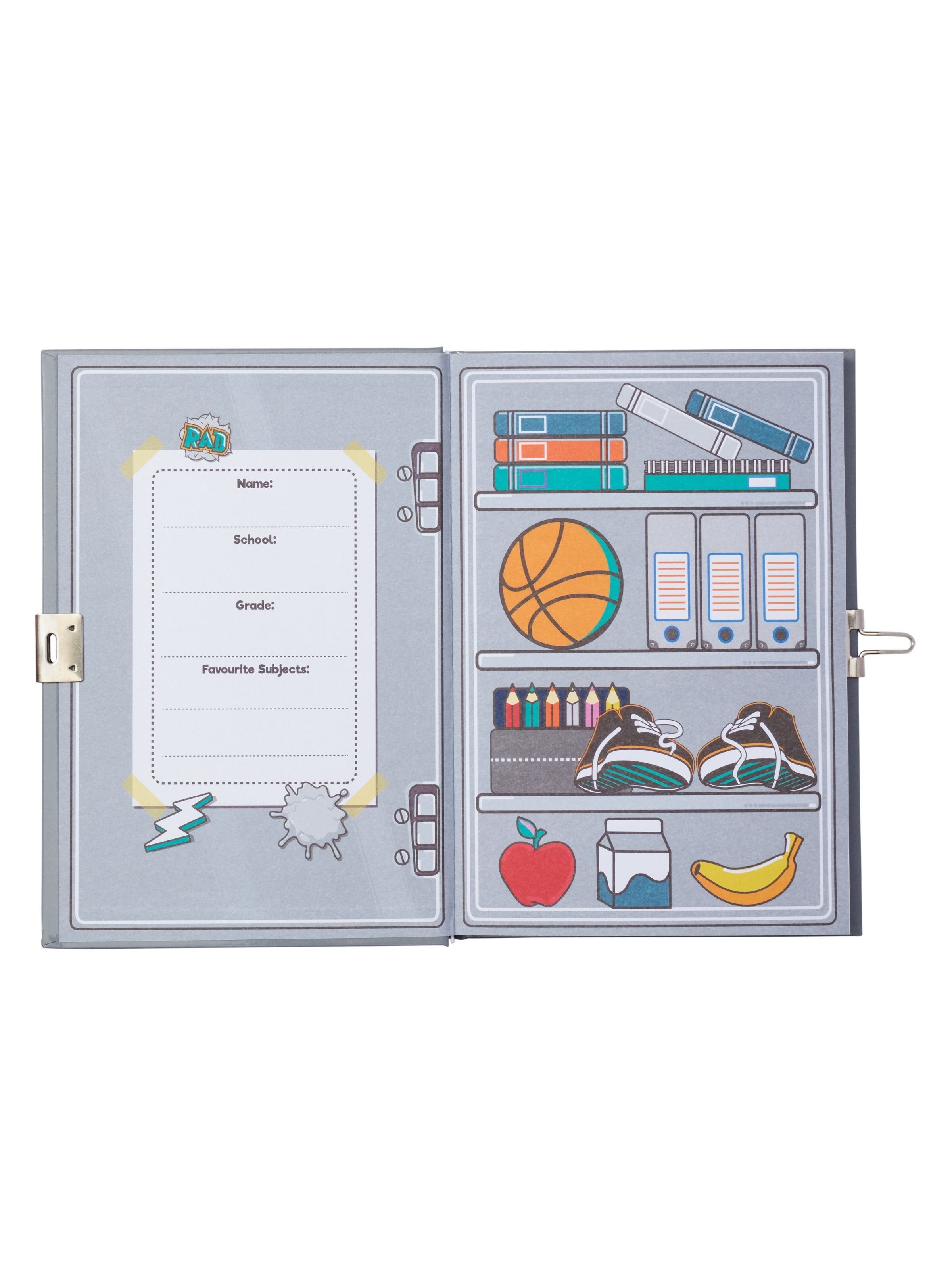Locker Lockable Notebook