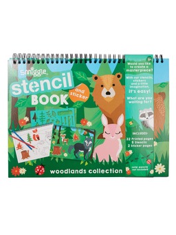 Woodlands Stencil Activity Book