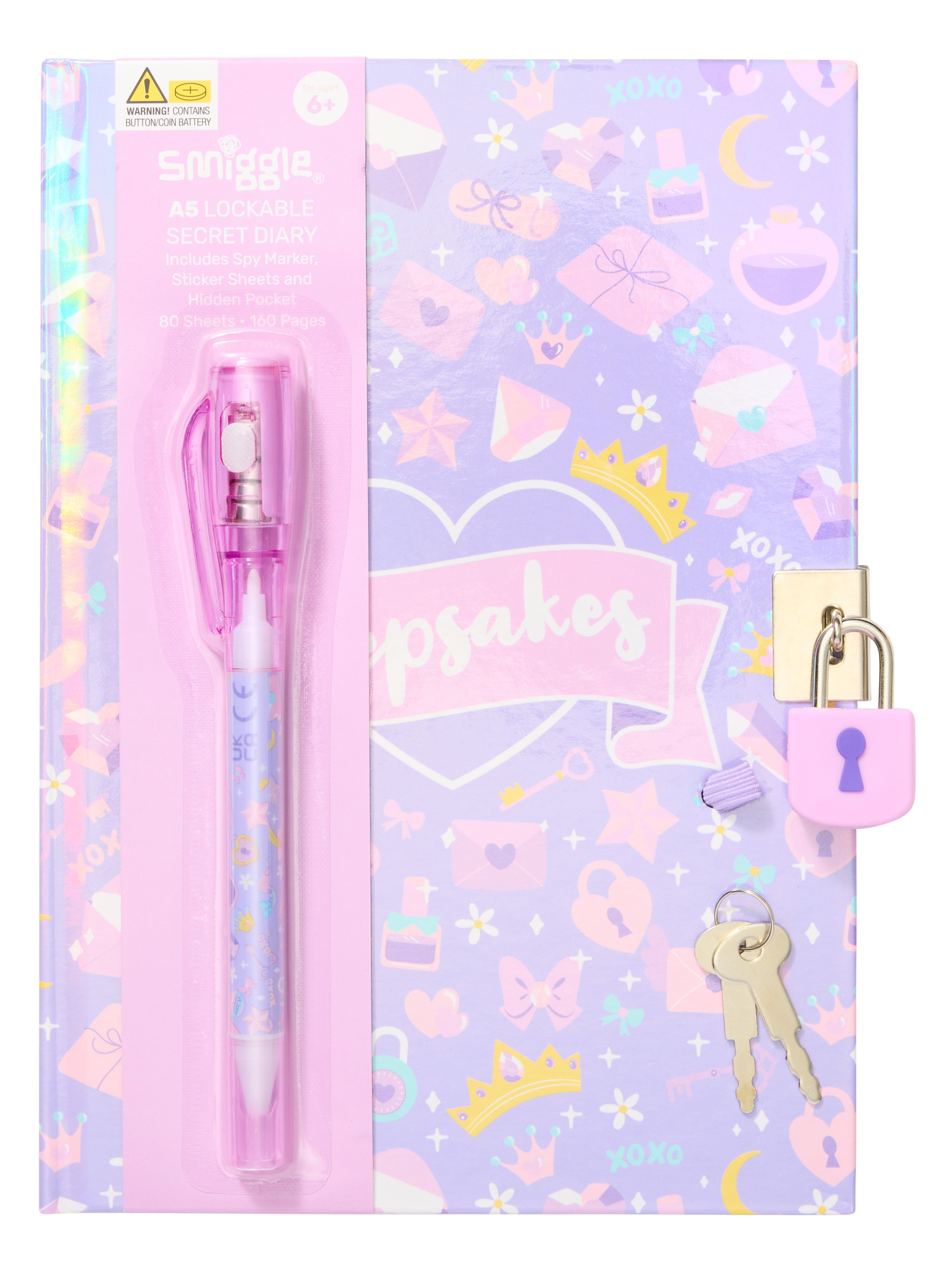 A5 Lockable Notebook With Spy Pen
