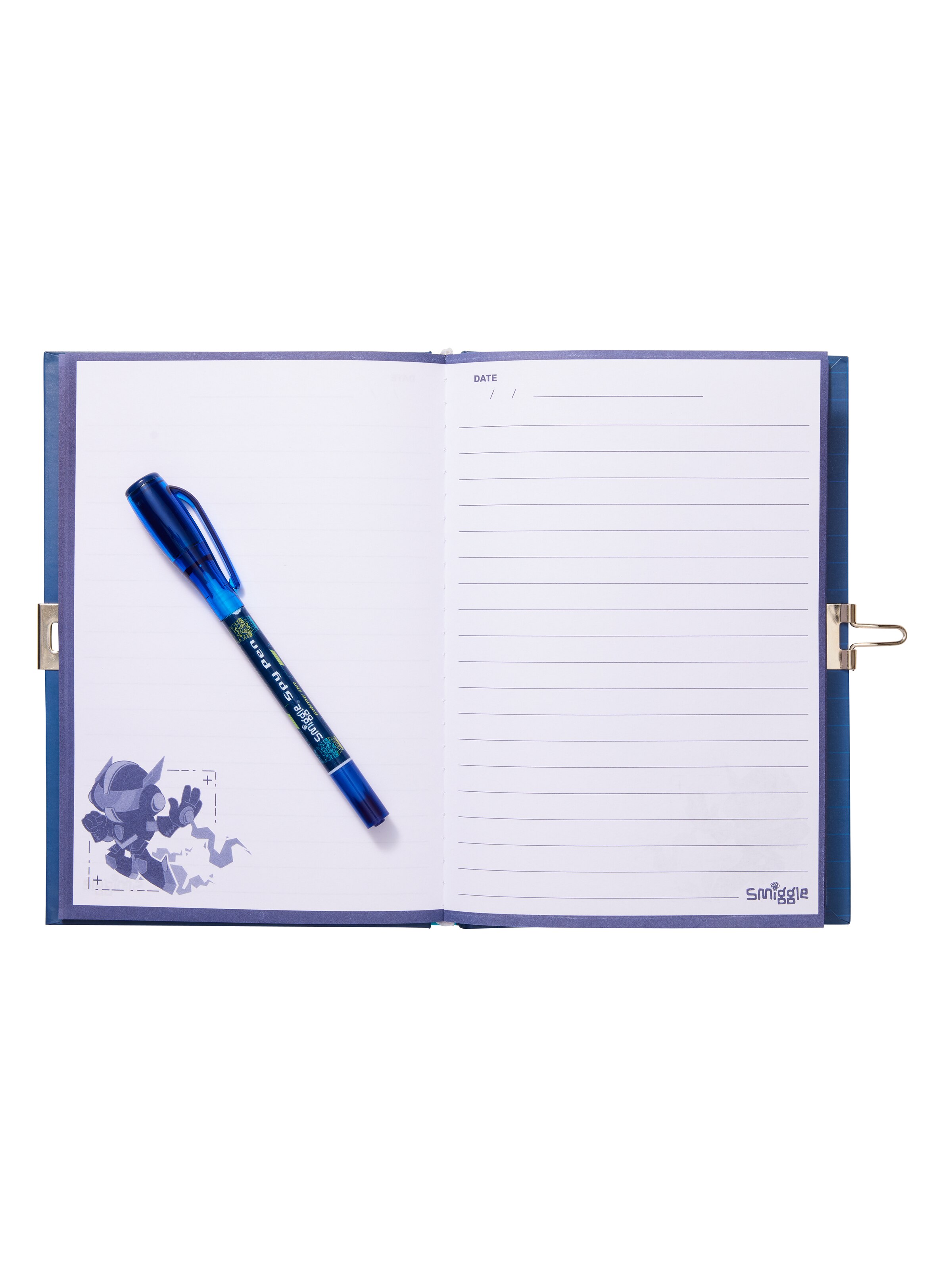 A5 Lockable Notebook With Spy Pen