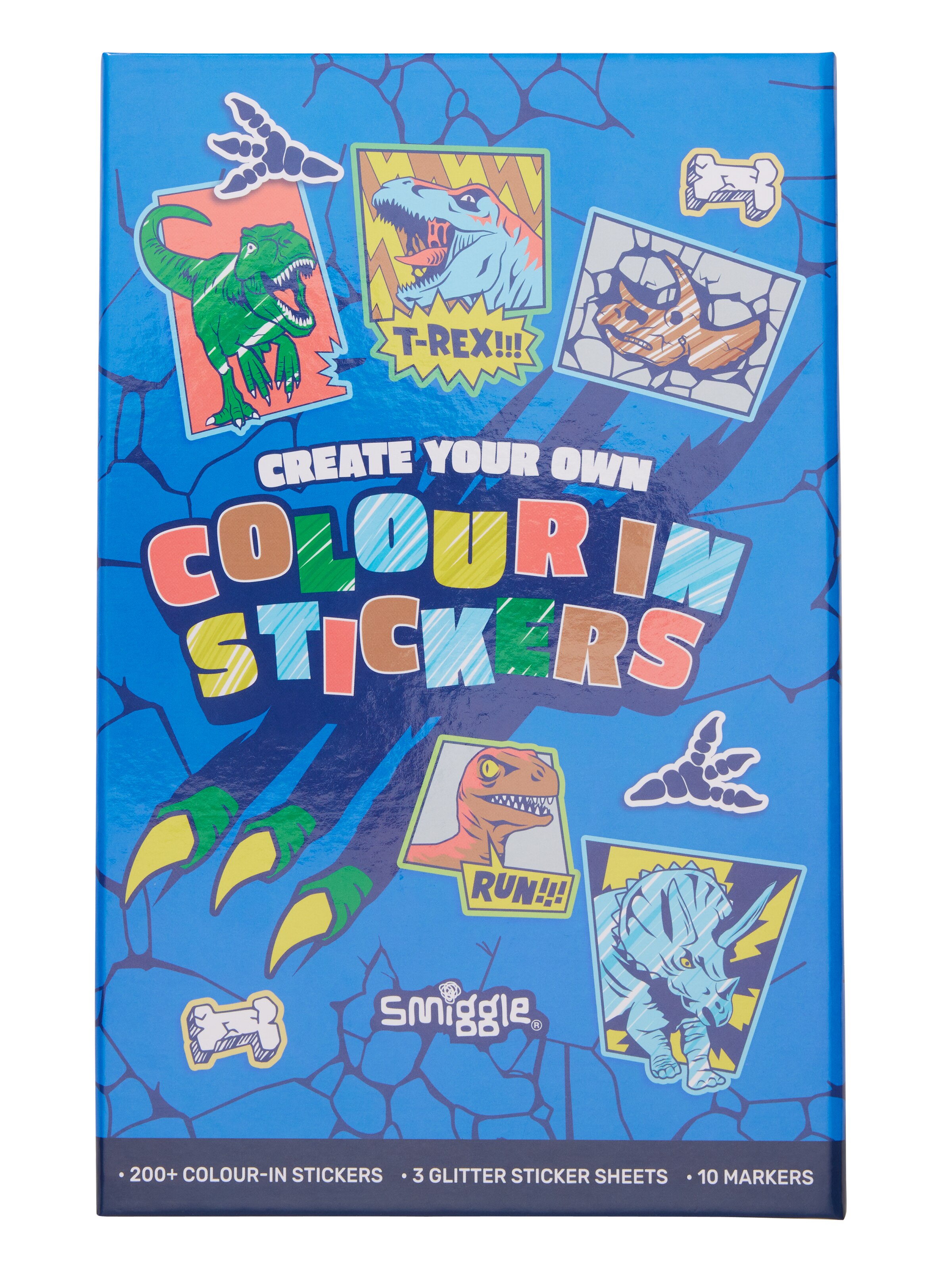 Colour In Stickers Book Activity Box