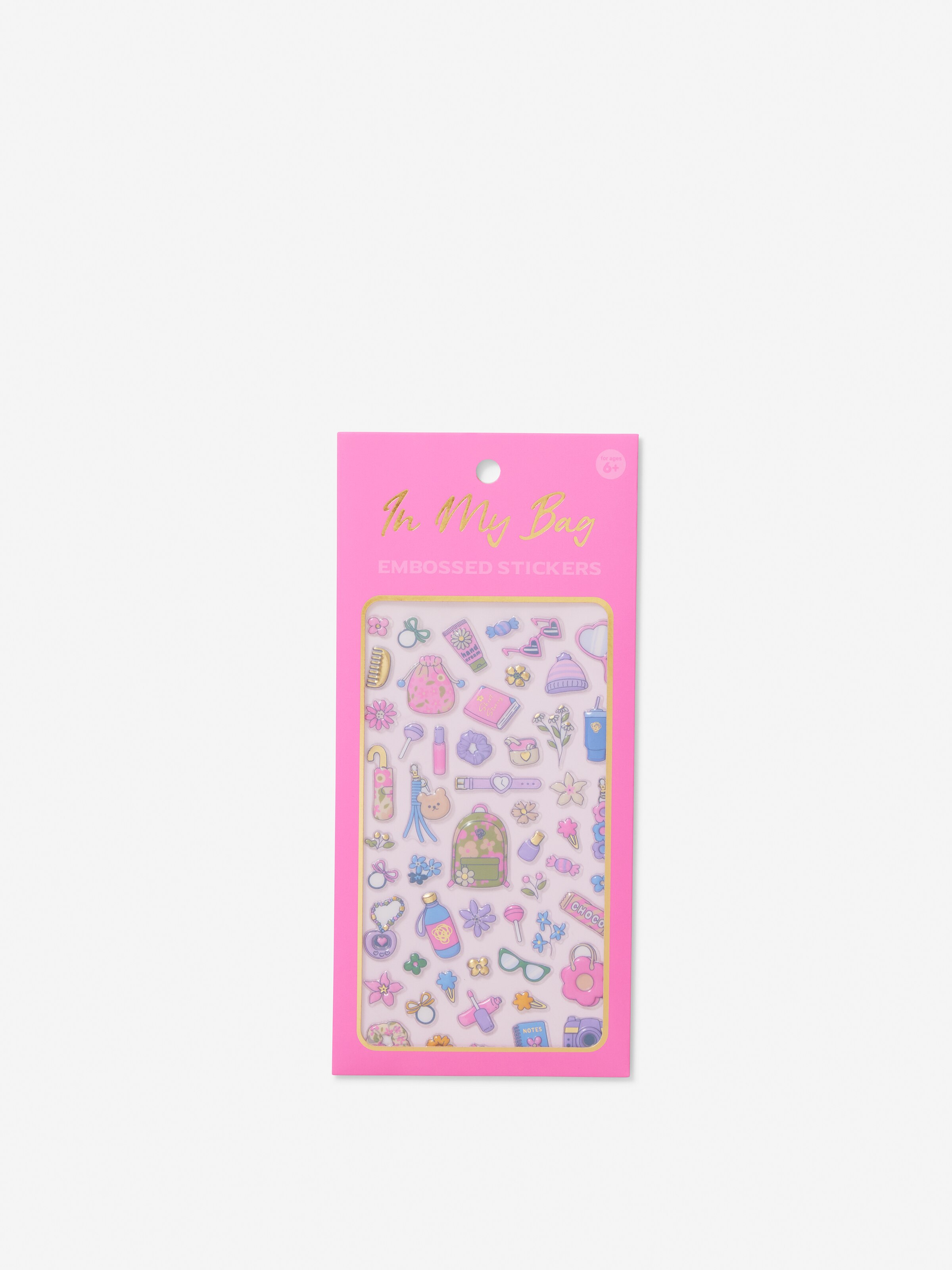 Floral Embossed Stickers