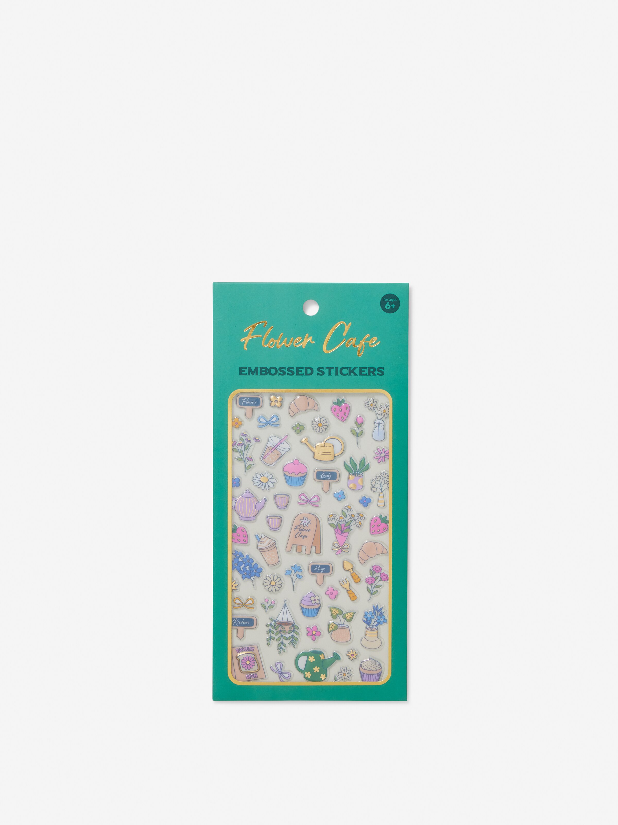 Floral Embossed Stickers