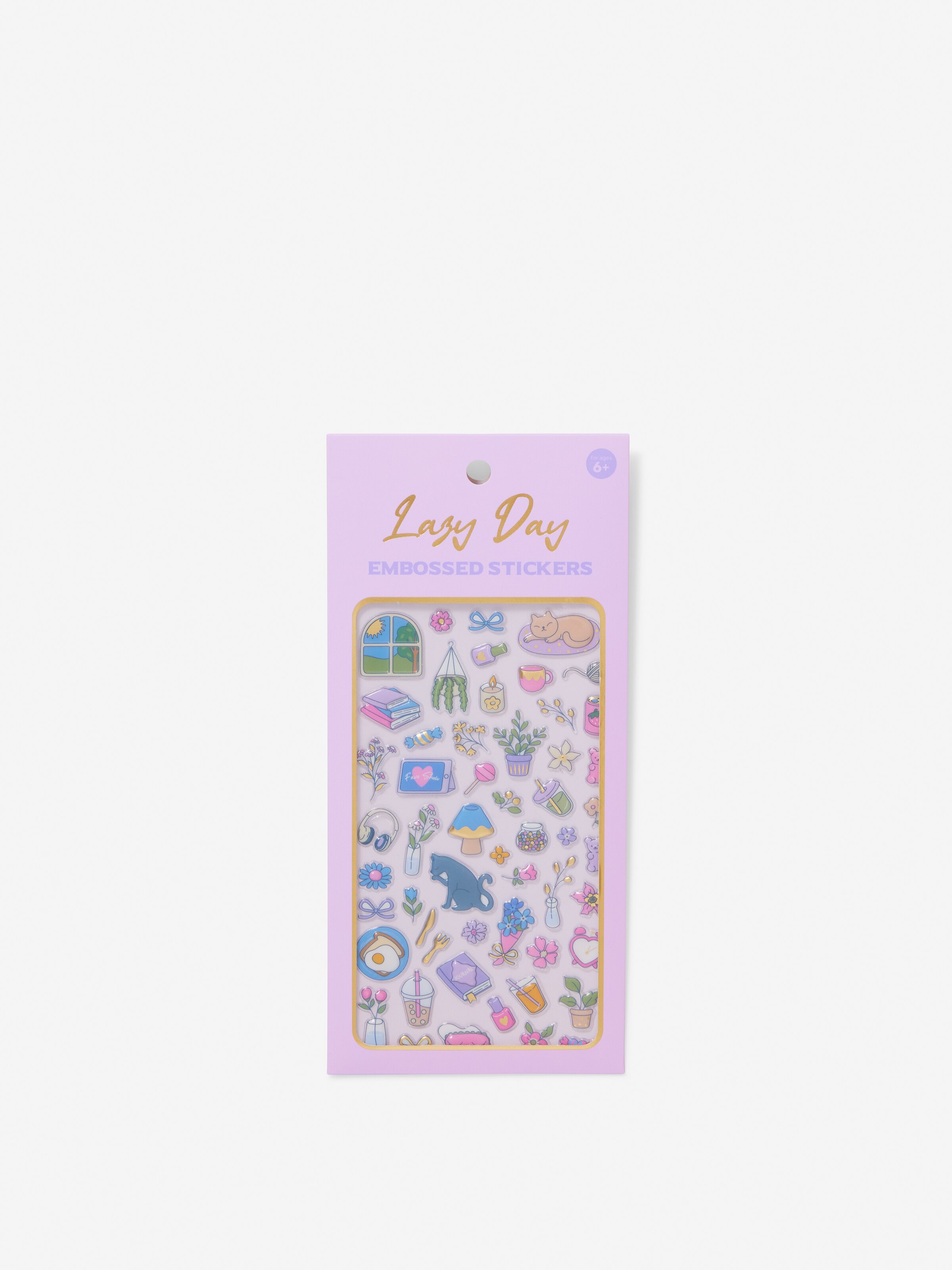 Floral Embossed Stickers