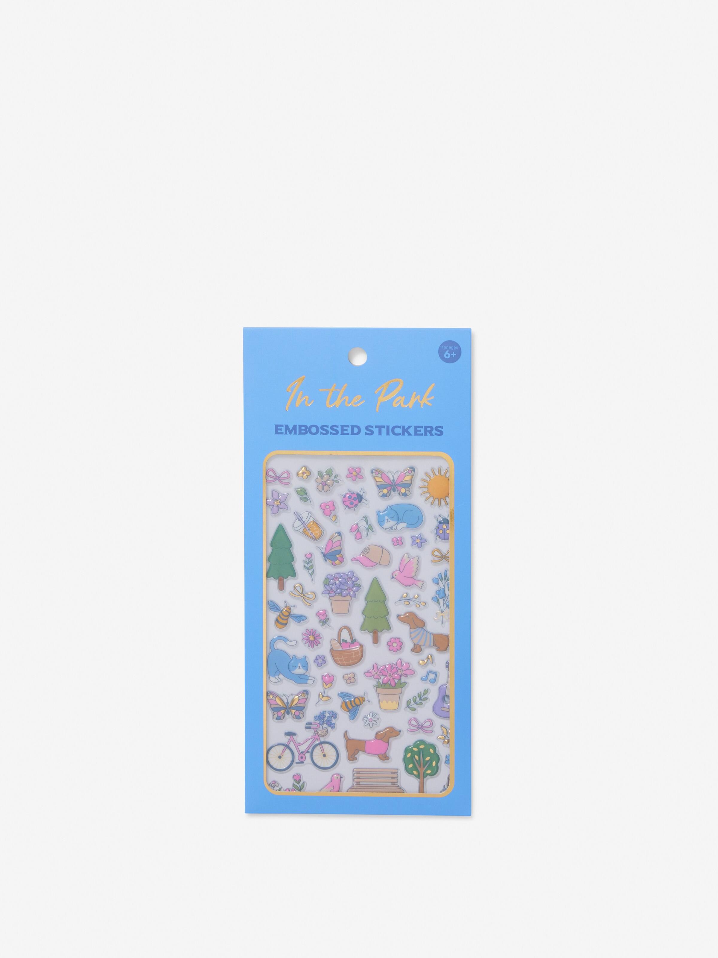Floral Embossed Stickers