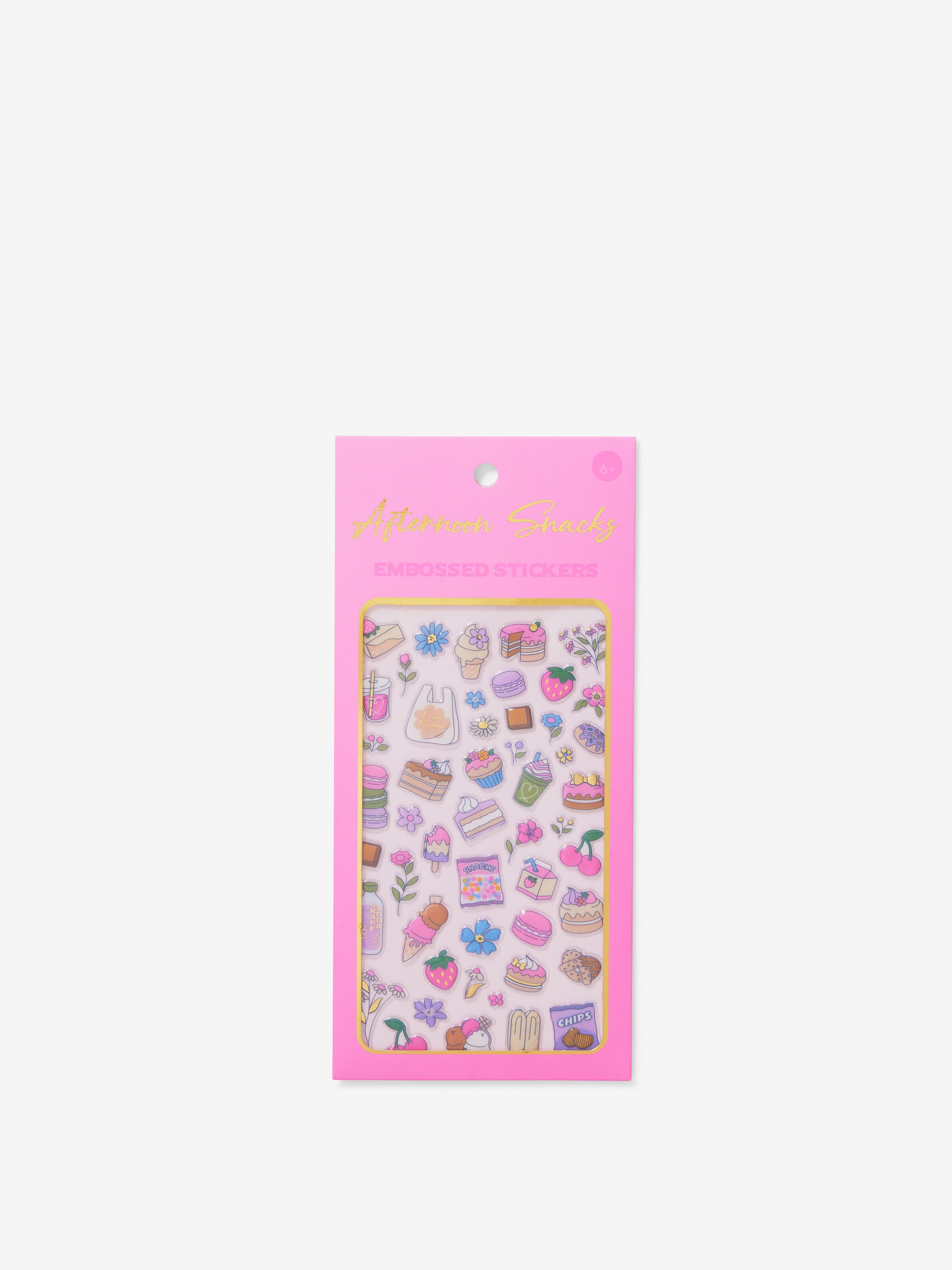 Floral Embossed Stickers