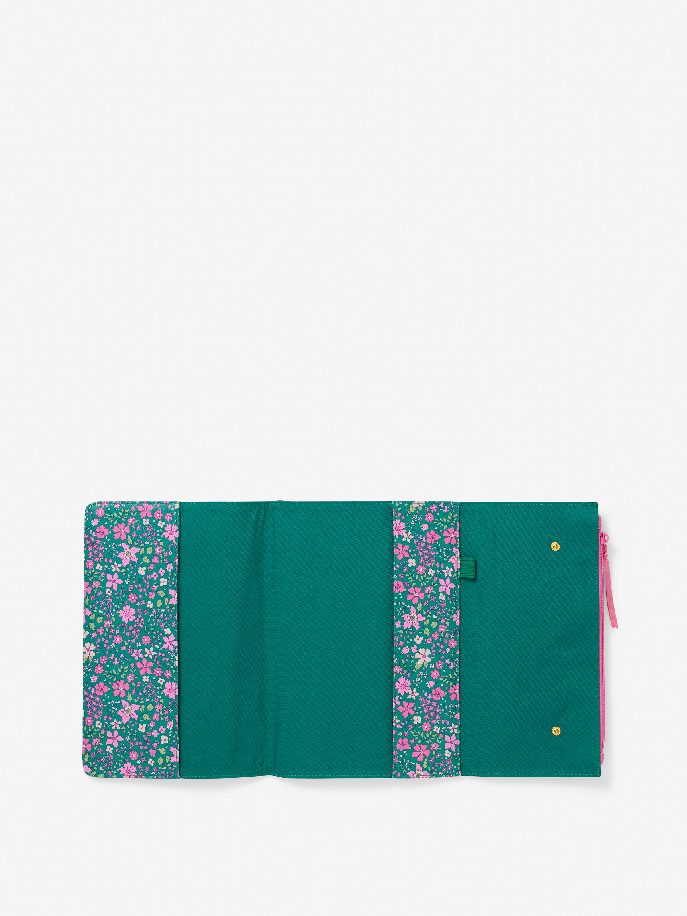 Floral Trifold Notebook Cover
