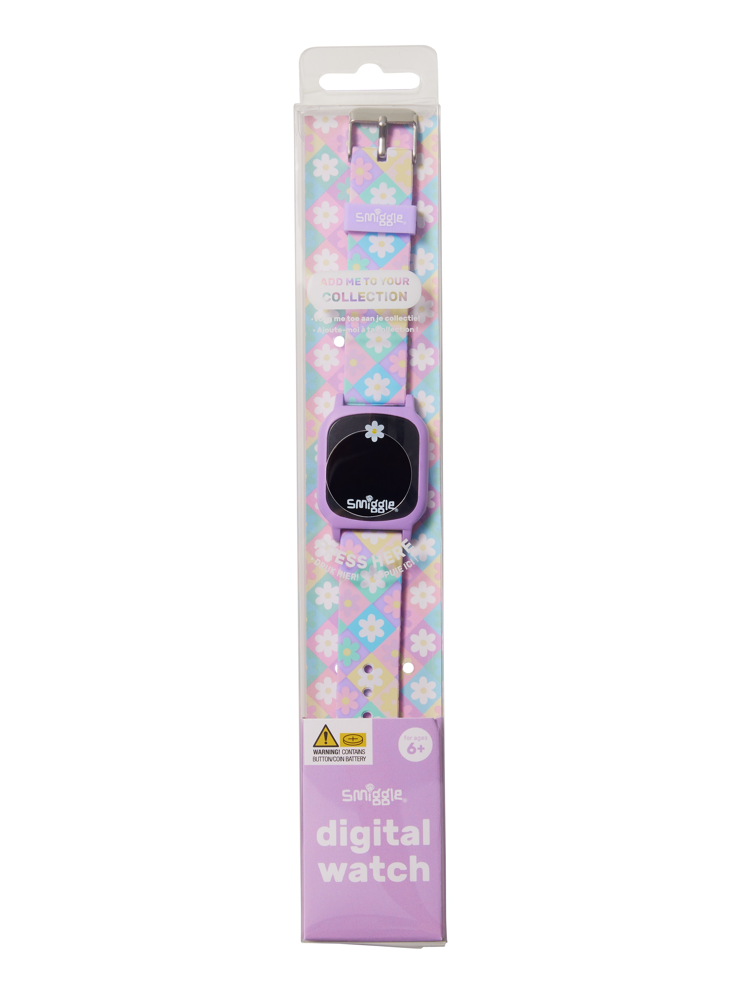 Check Light Up Digital Watch