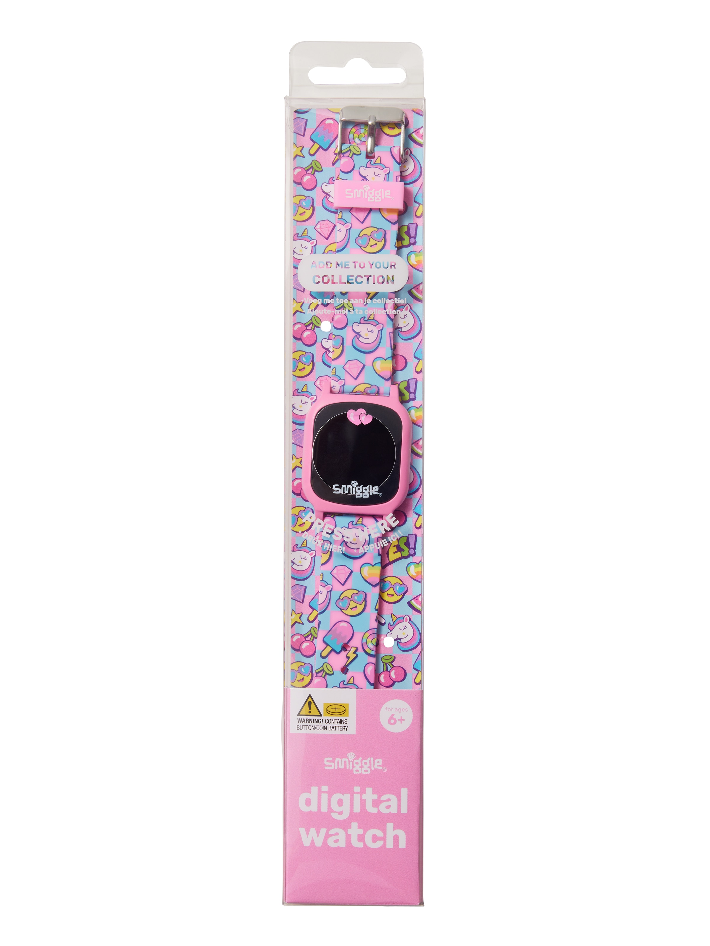 Check Light Up Digital Watch