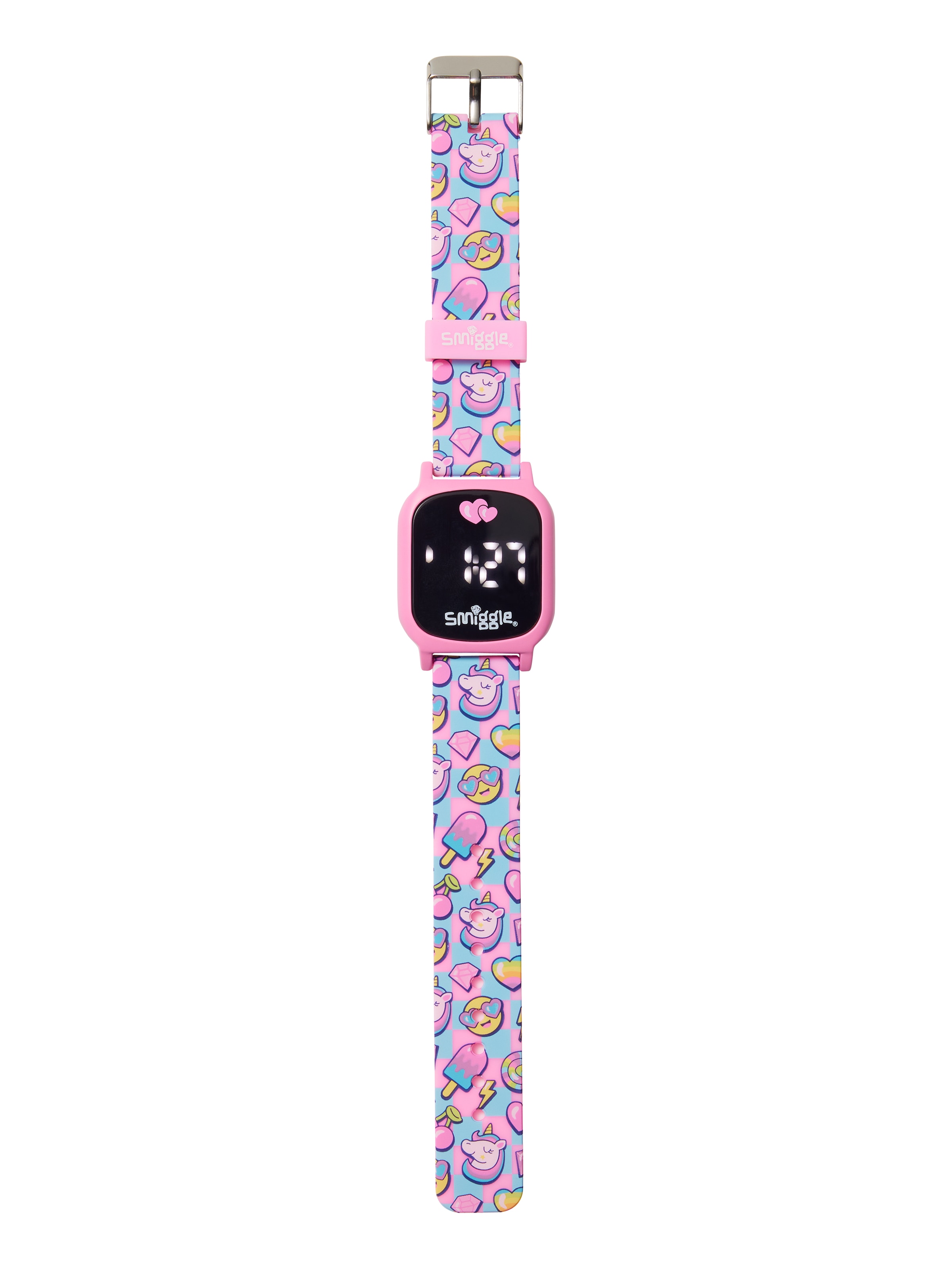 Check Light Up Digital Watch