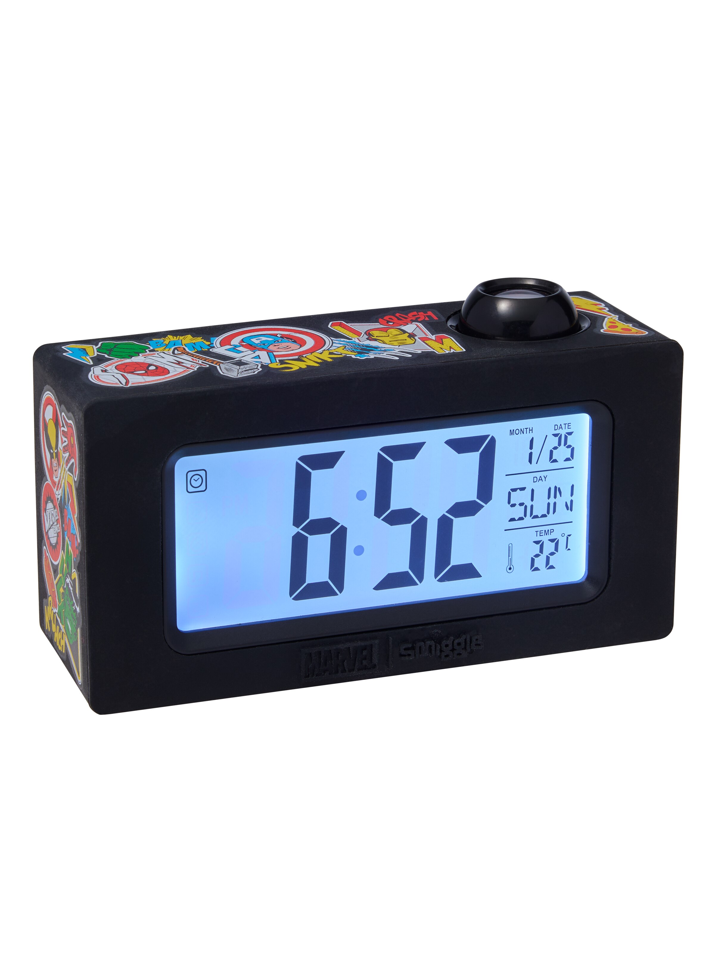 Marvel Digital Projector Clock
