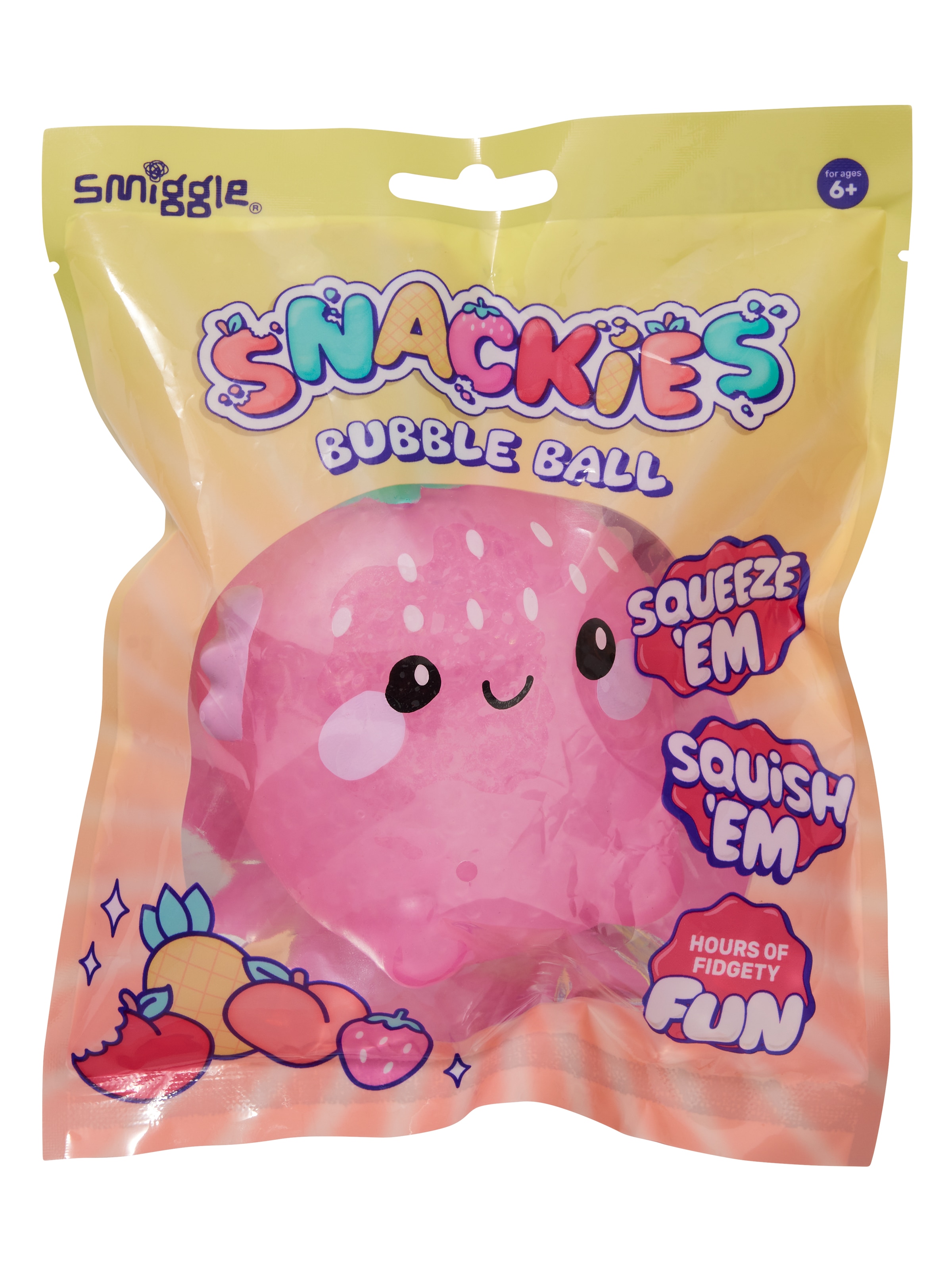 Snackies Squish 'N' Squeeze Bubble Ball