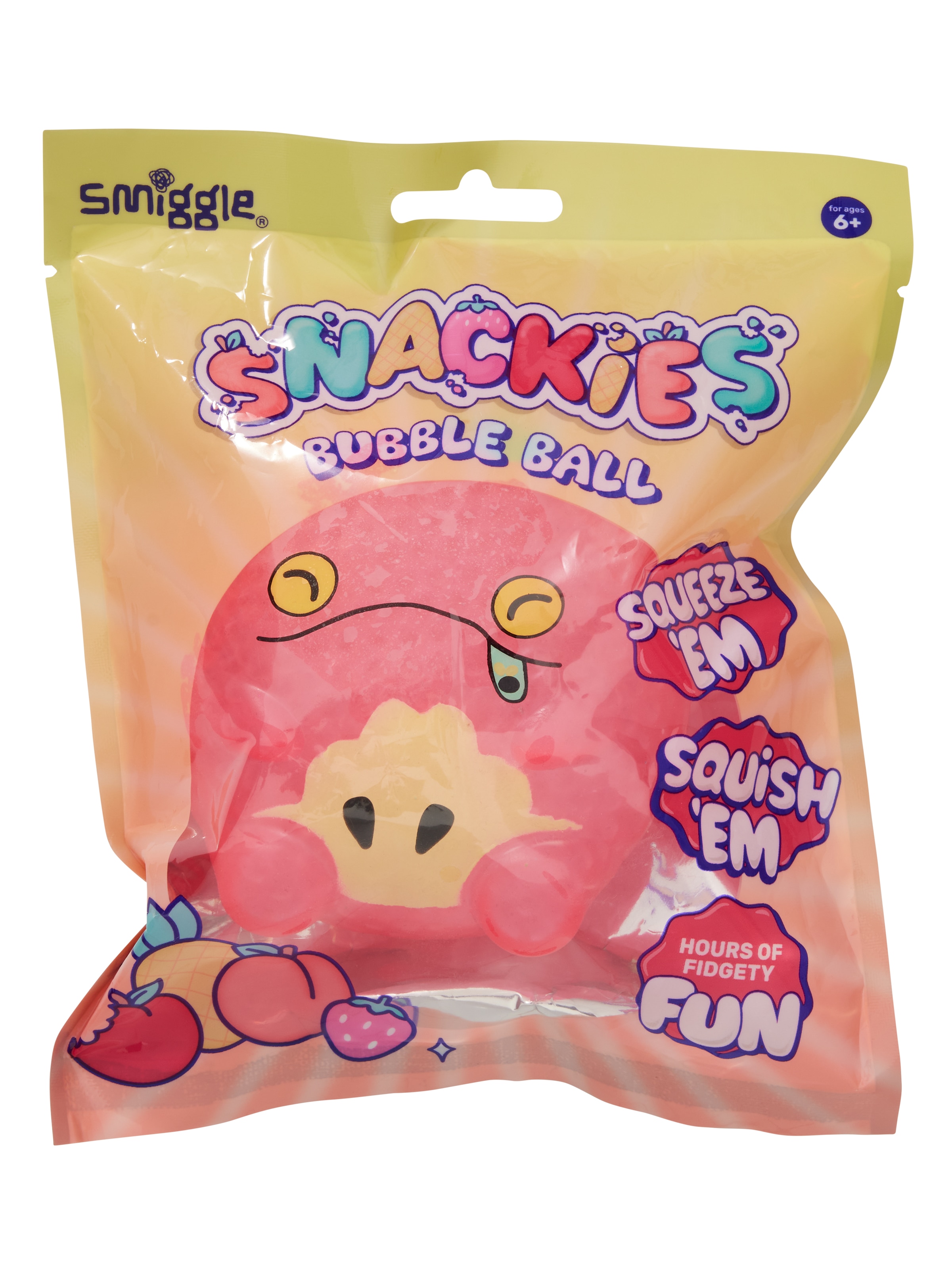 Snackies Squish 'N' Squeeze Bubble Ball