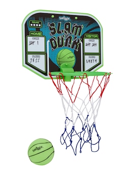 Slam Dunk Glow In The Dark Basketball Set