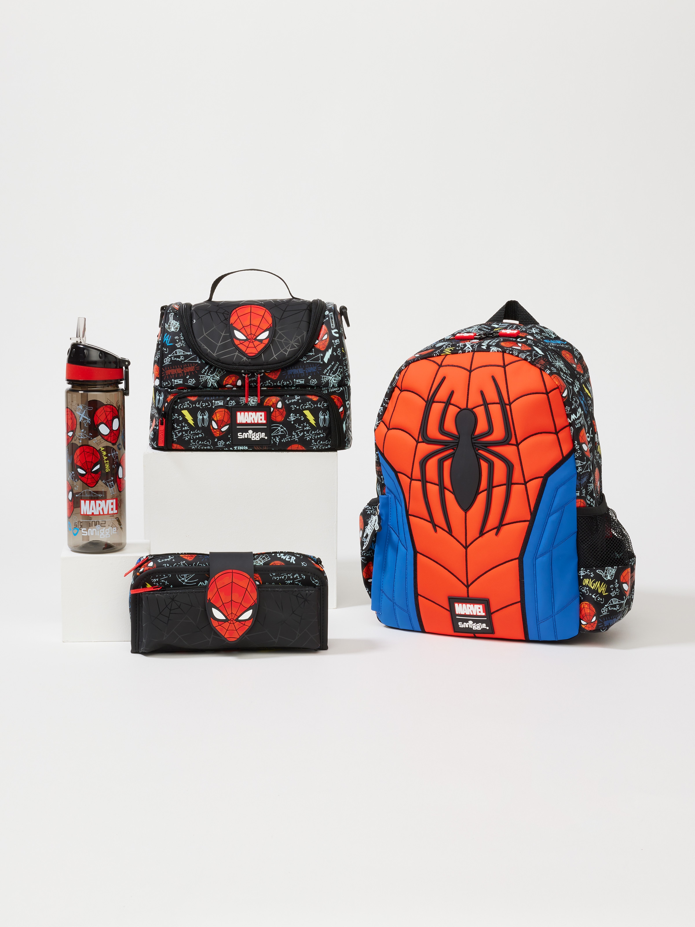 Spider-Man 4 Piece Hoodie Backpack Bundle