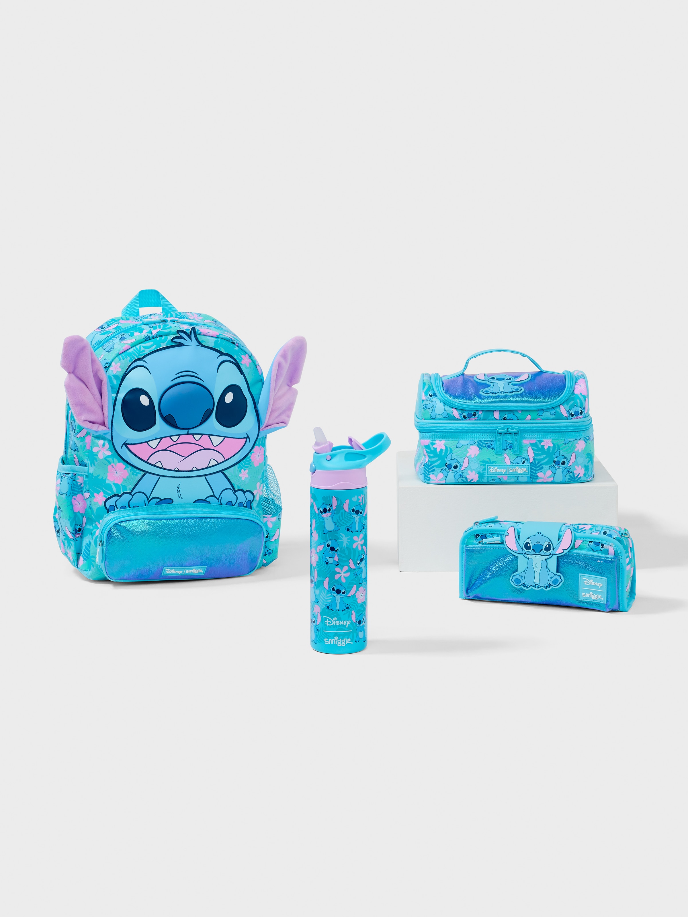 Stitch 4 Piece Pencil Case Bundle