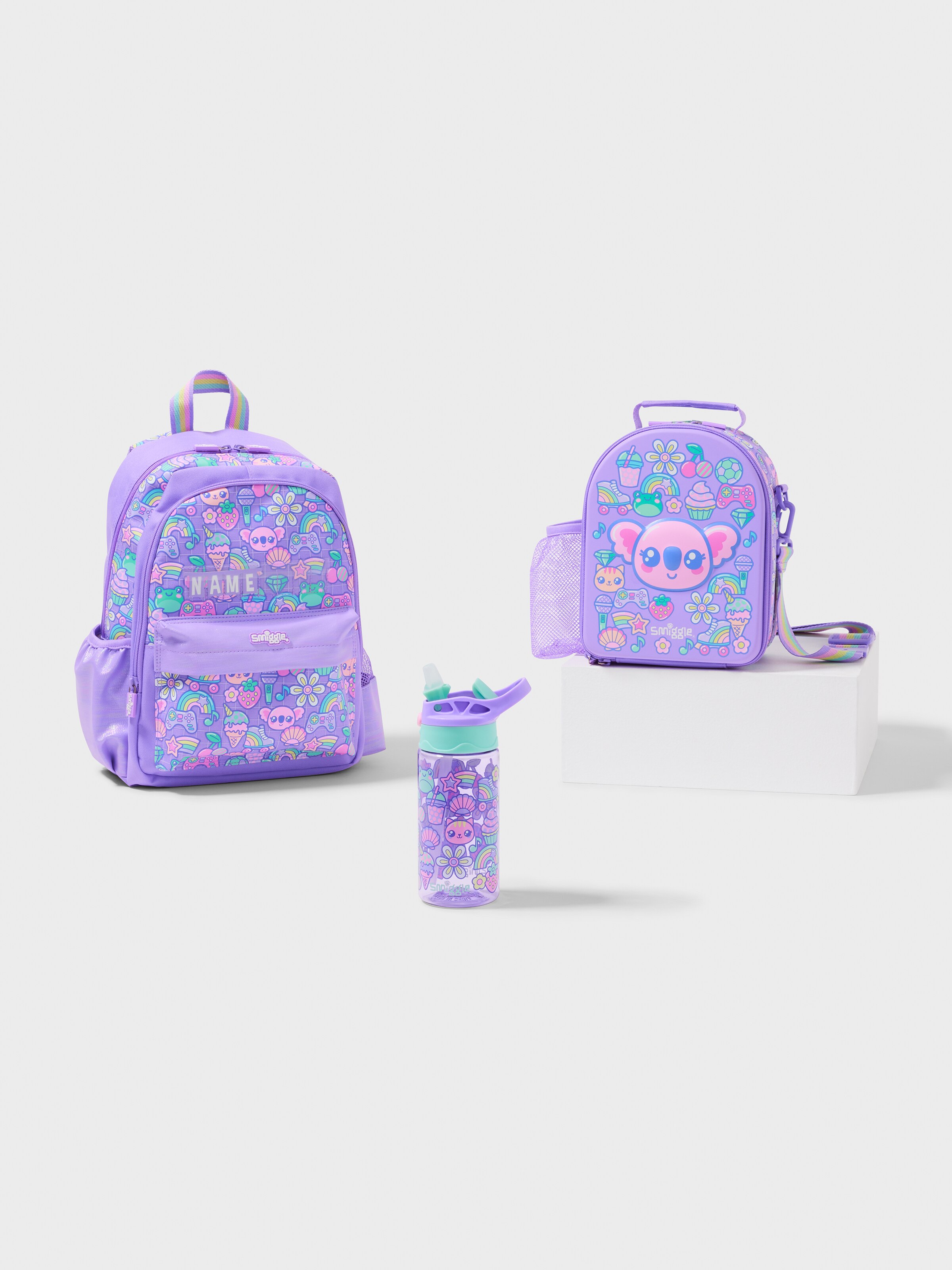 Curious 3 Piece Plastic Bottle Bundle