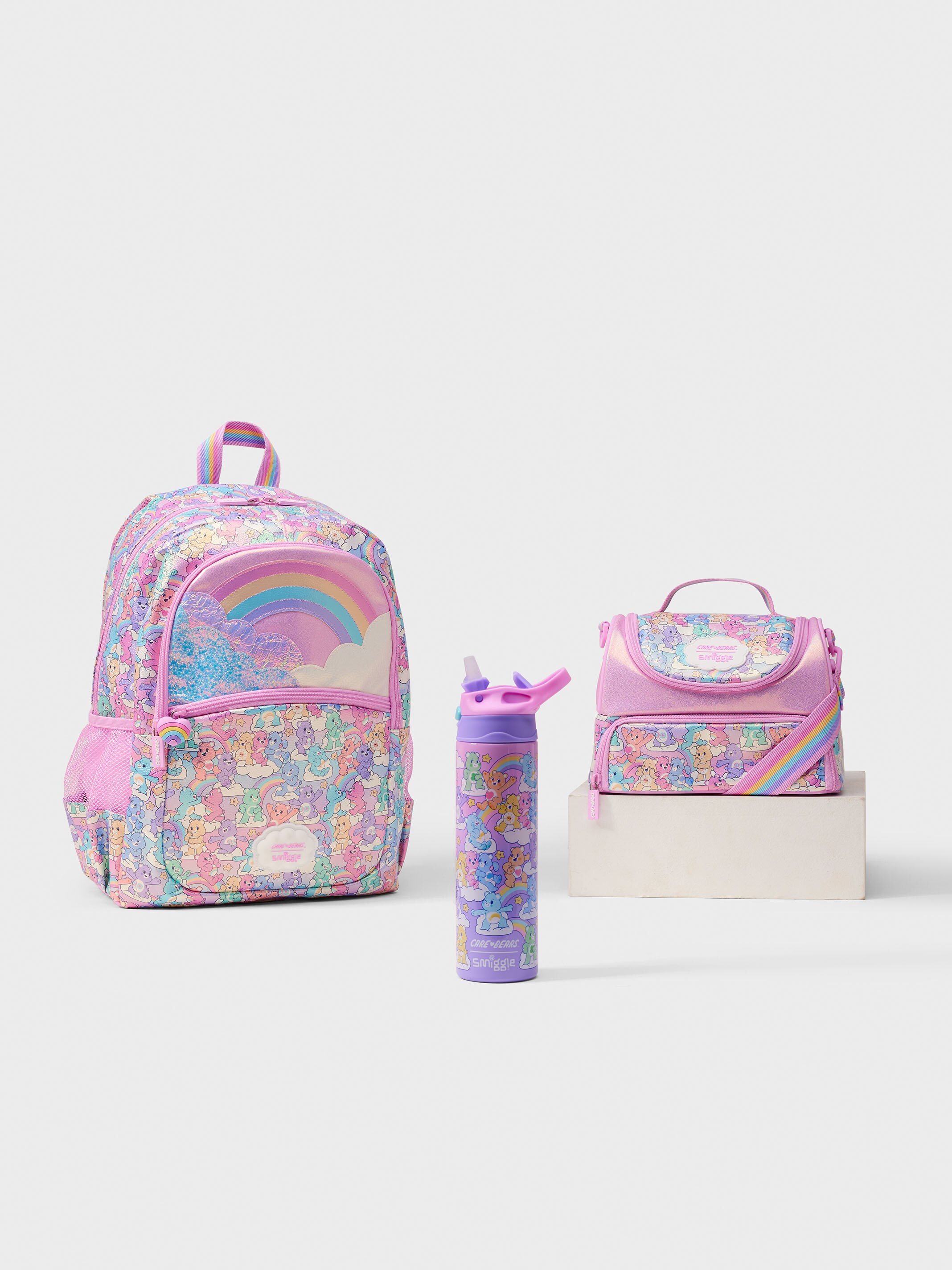 Care Bears 3 Piece Steel Bottle Bundle