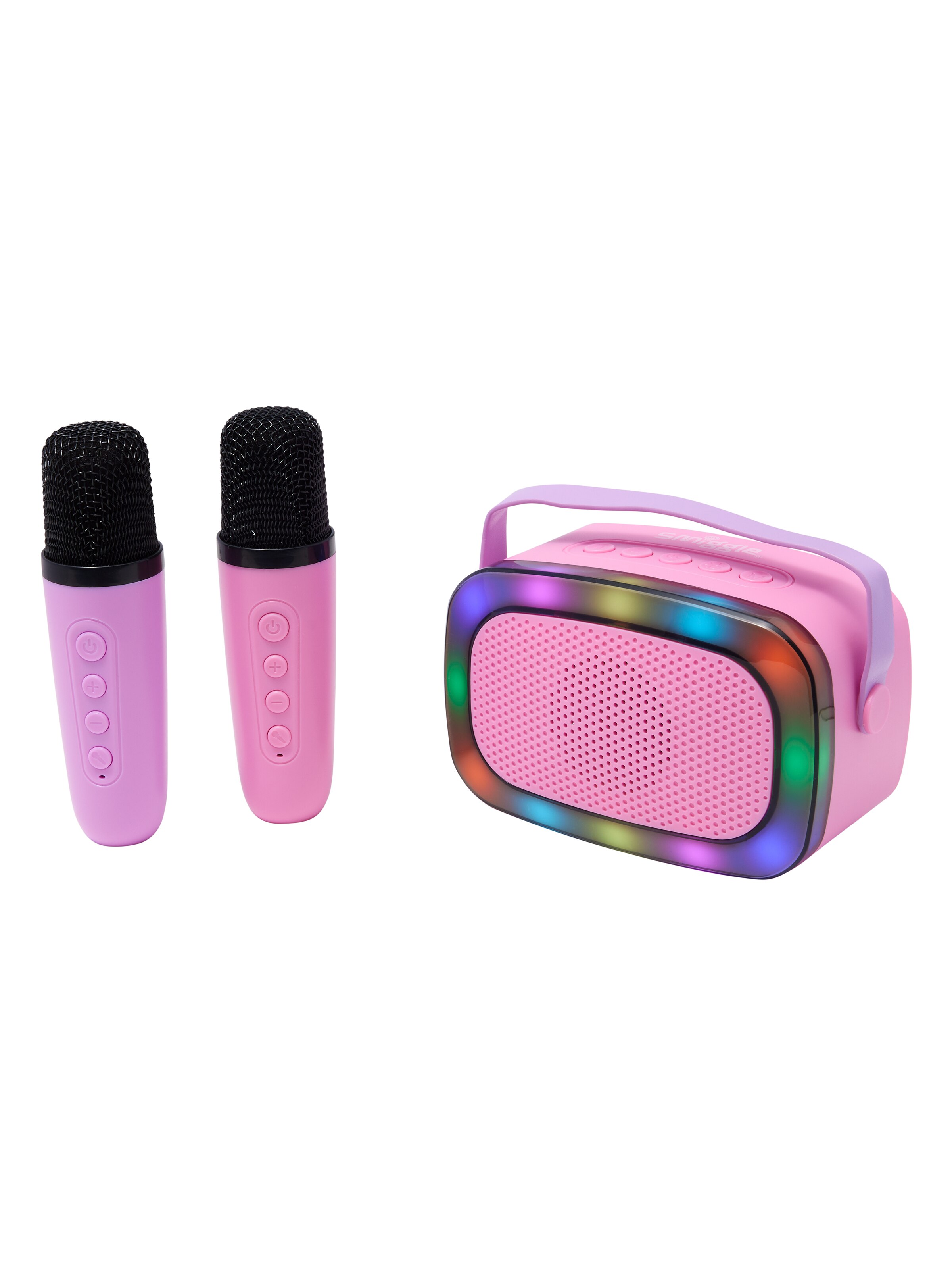 Light Up Karaoke Speaker And Microphone Set