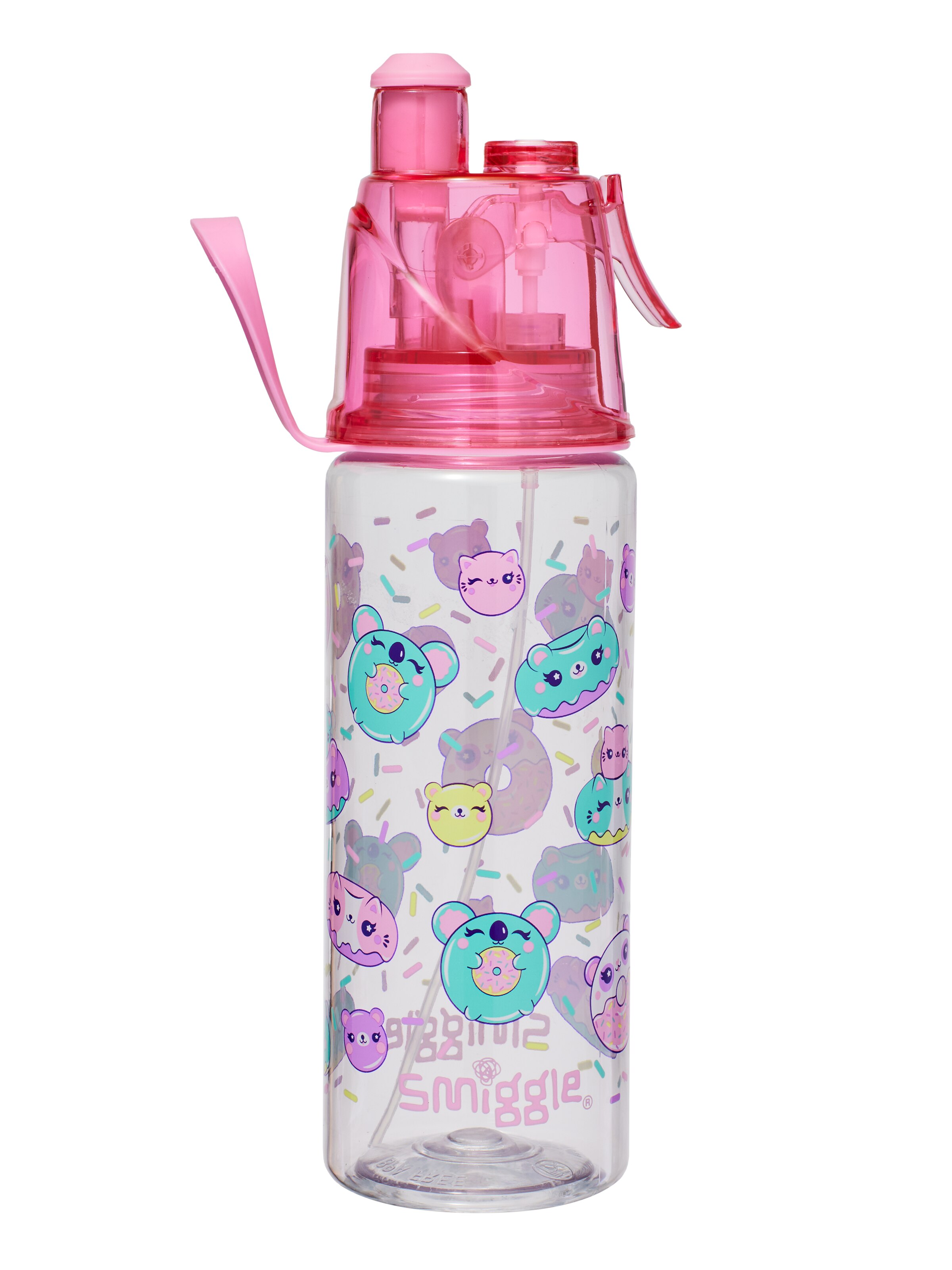Kids Spritz Drink Bottles - Fun Colours & Designs