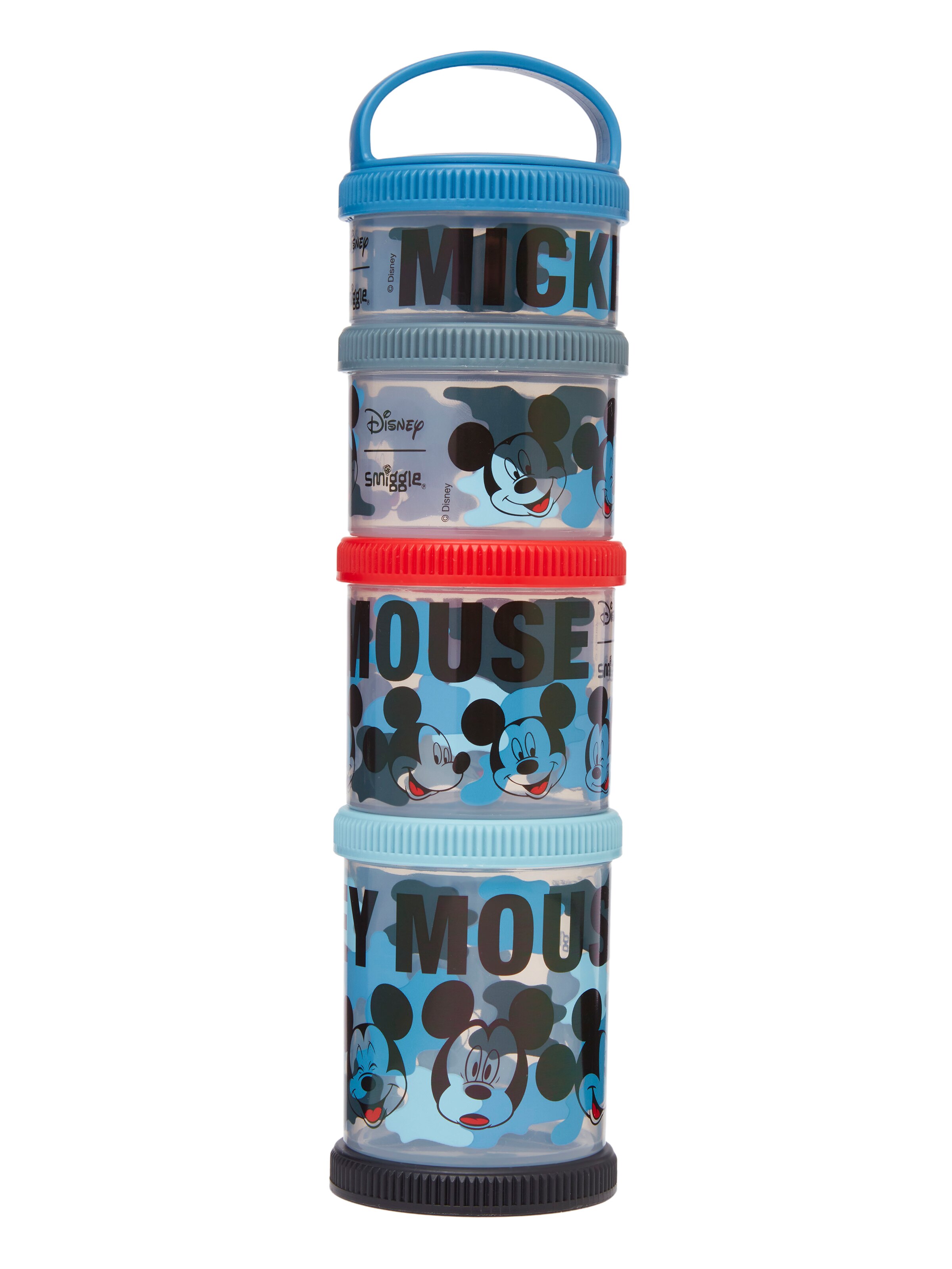 Mickey Mouse Snack & Stack Containers X4