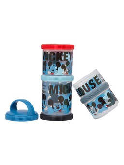 Mickey Mouse Snack & Stack Containers X4