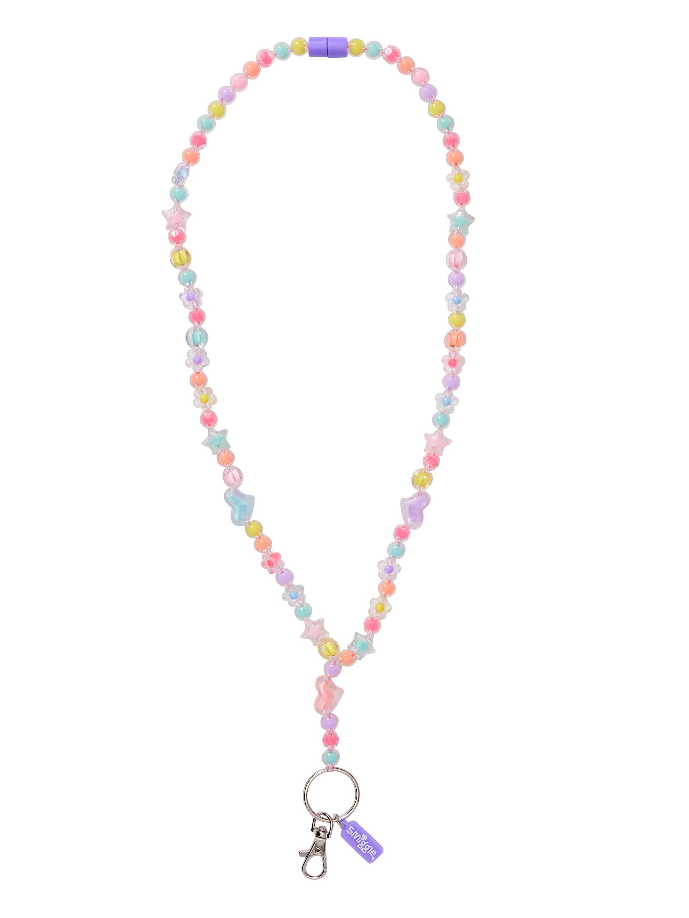 Beaded Flower Lanyard