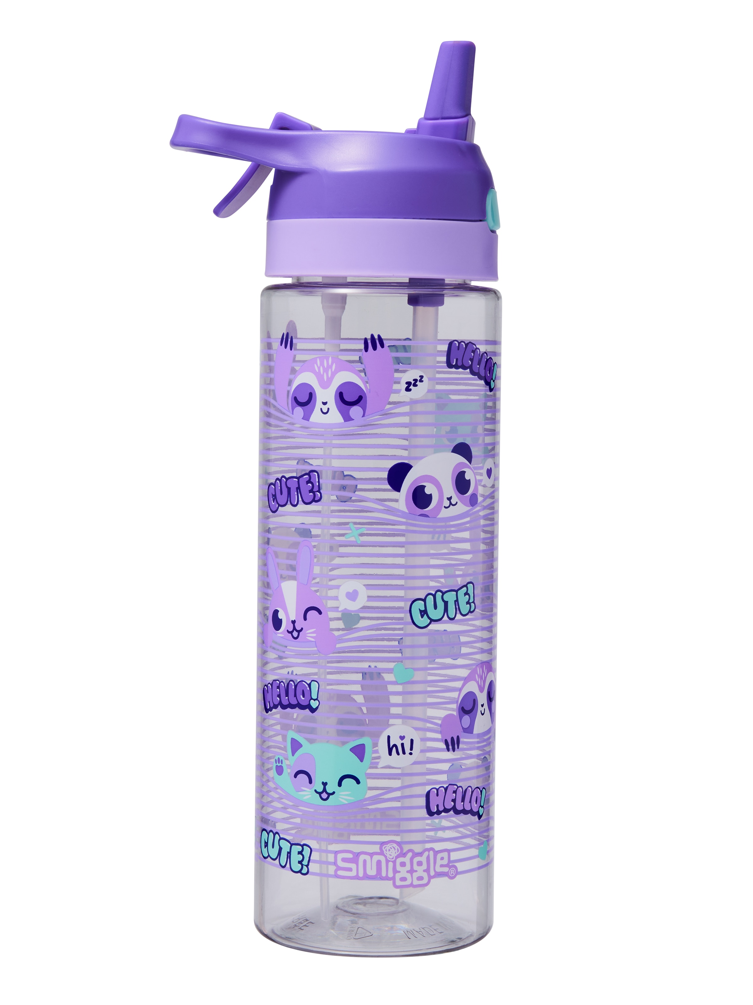 Gush Flip Top Spritz Plastic Drink Bottle 700Ml