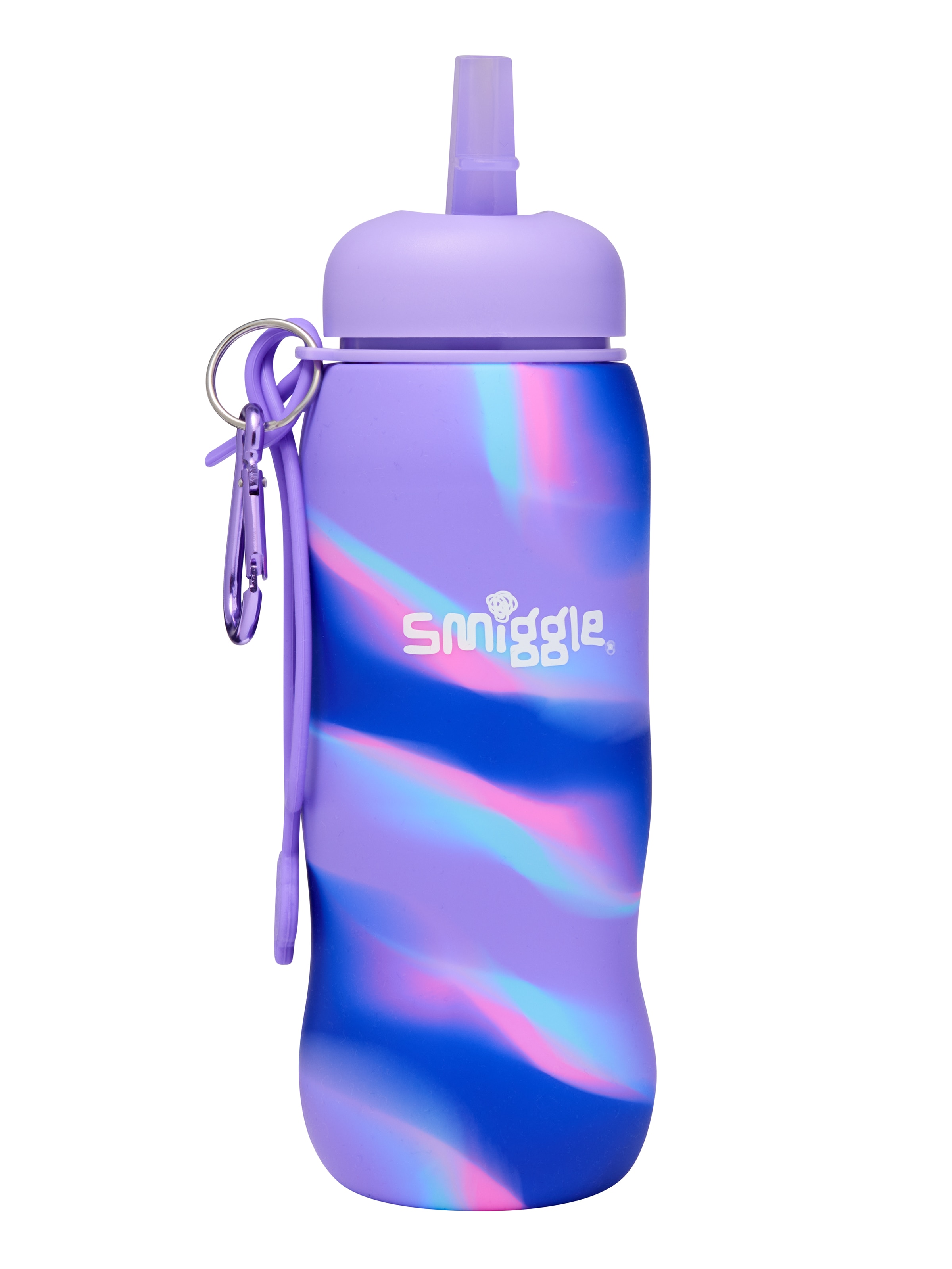 Vivid Silicone Roll Up Drink Bottle 630Ml