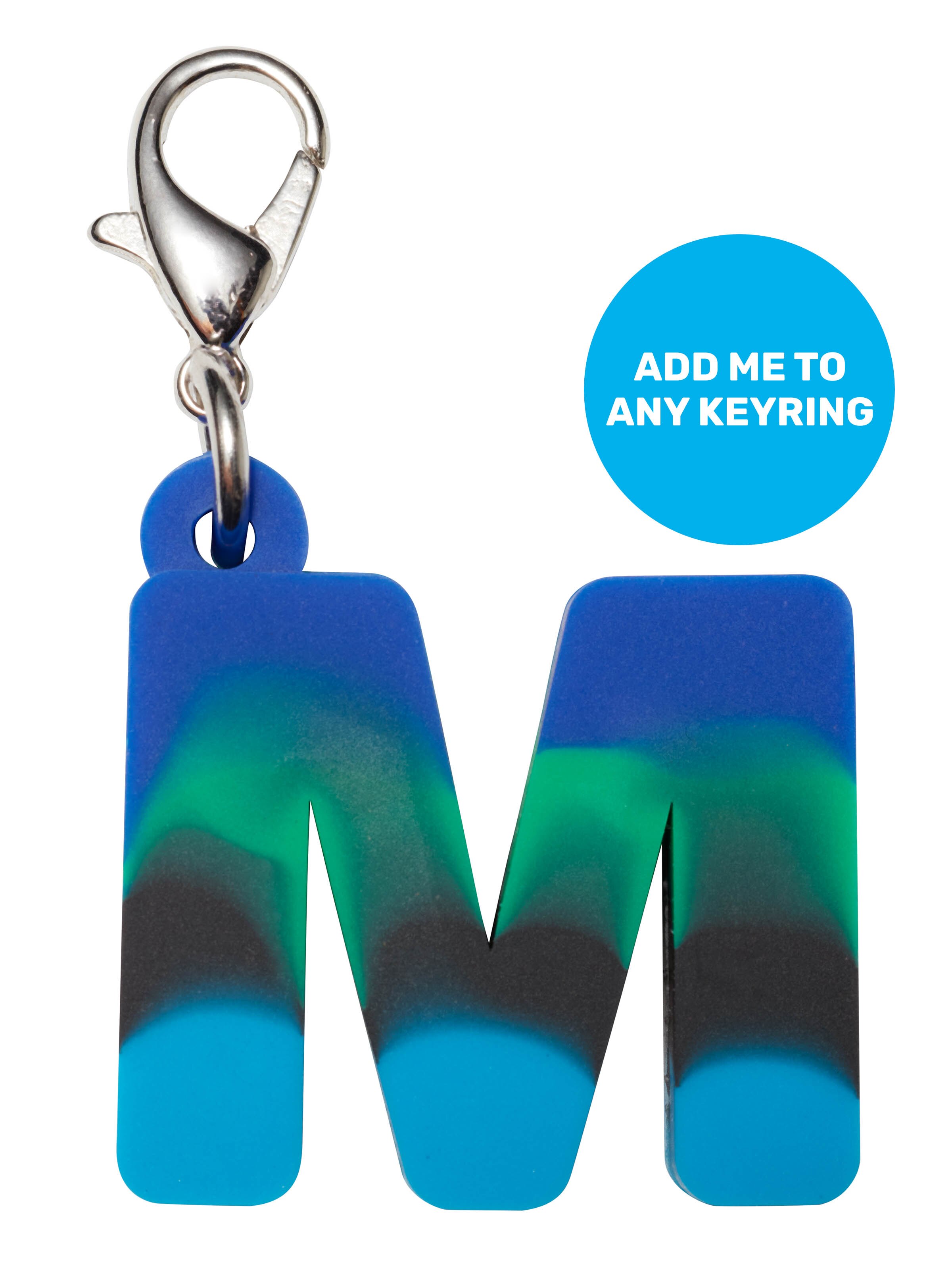 Blue Add-On Mini Alpha Keyring