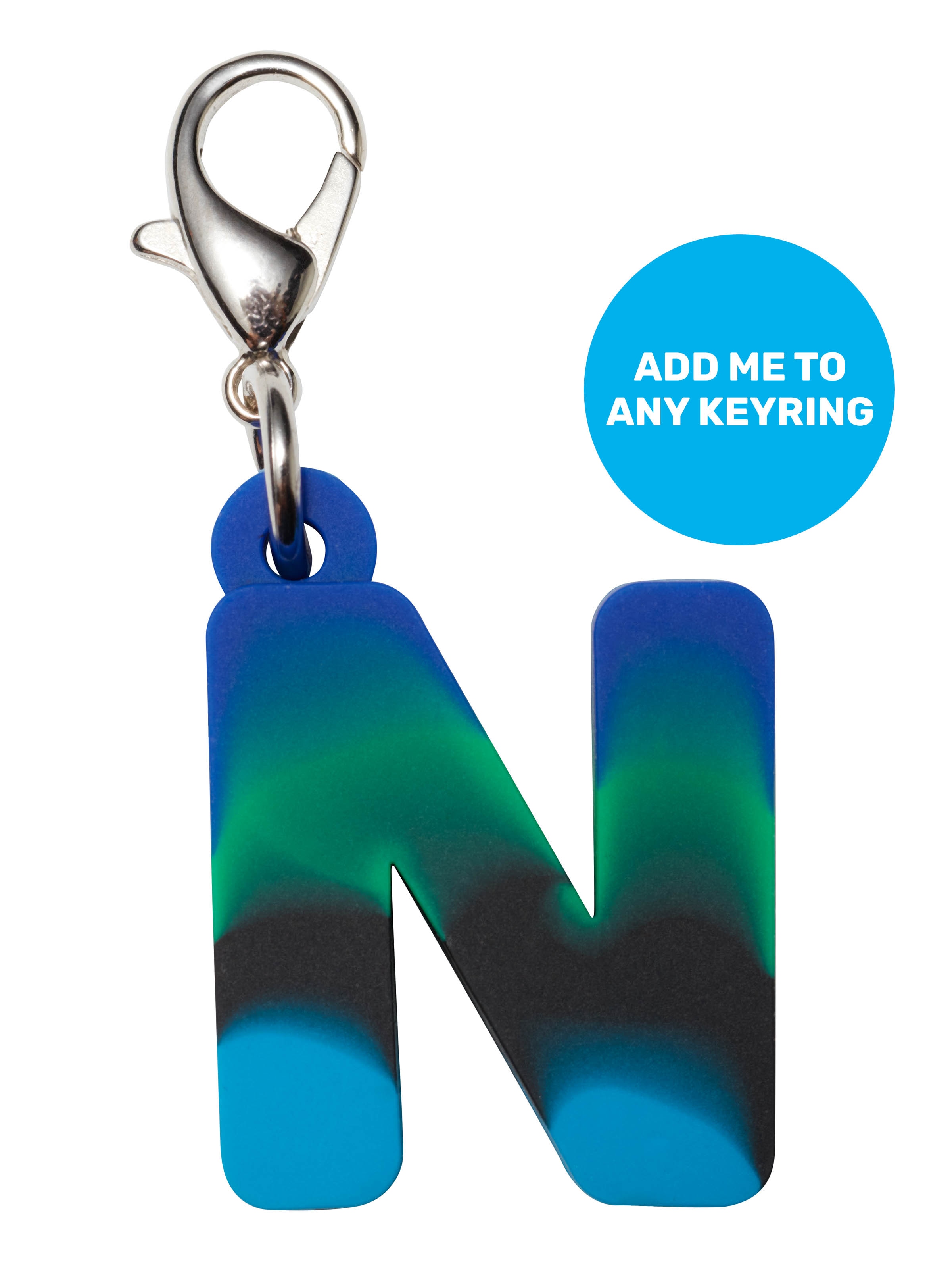 Blue Add-On Mini Alpha Keyring