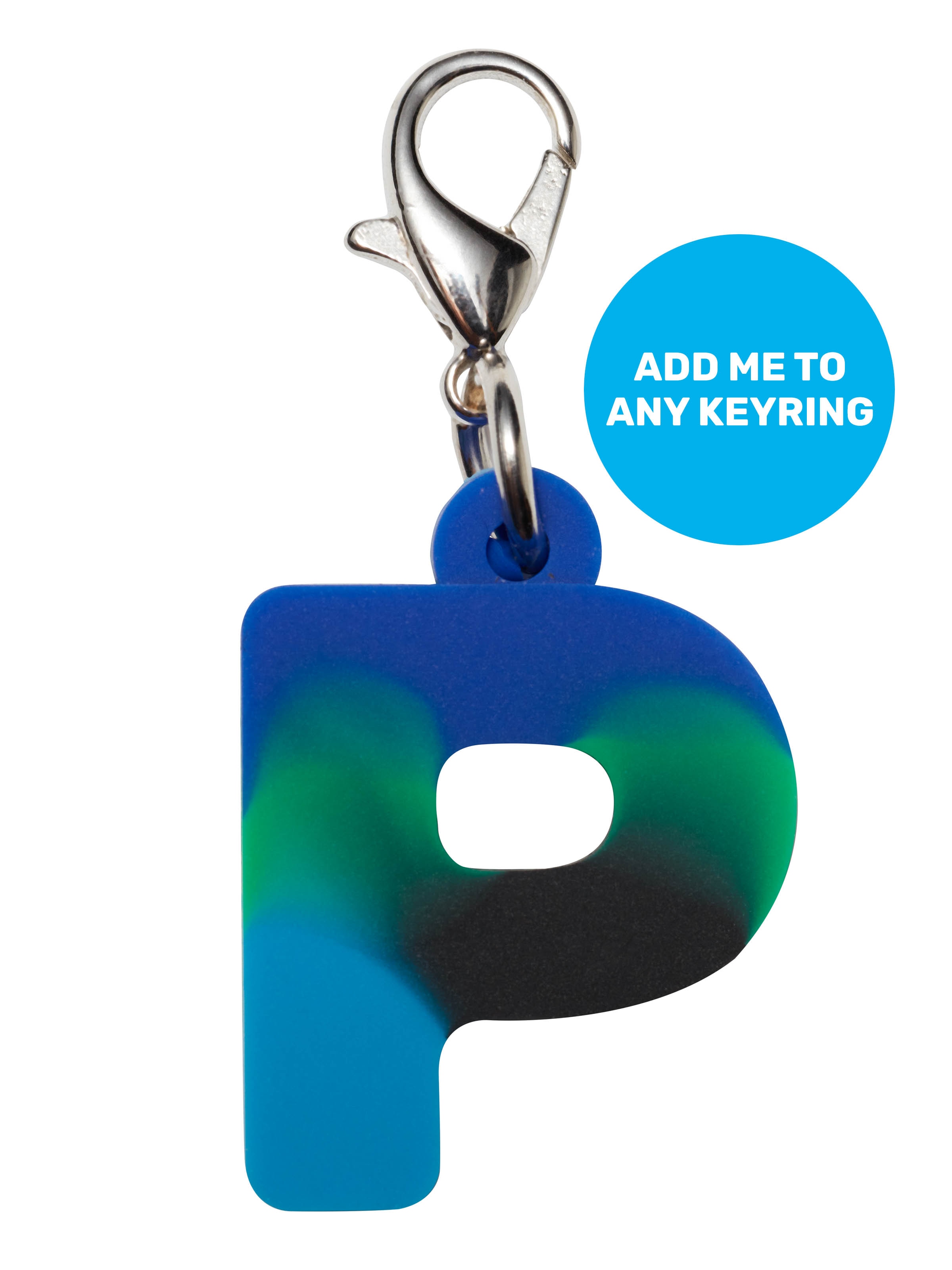 Blue Add-On Mini Alpha Keyring