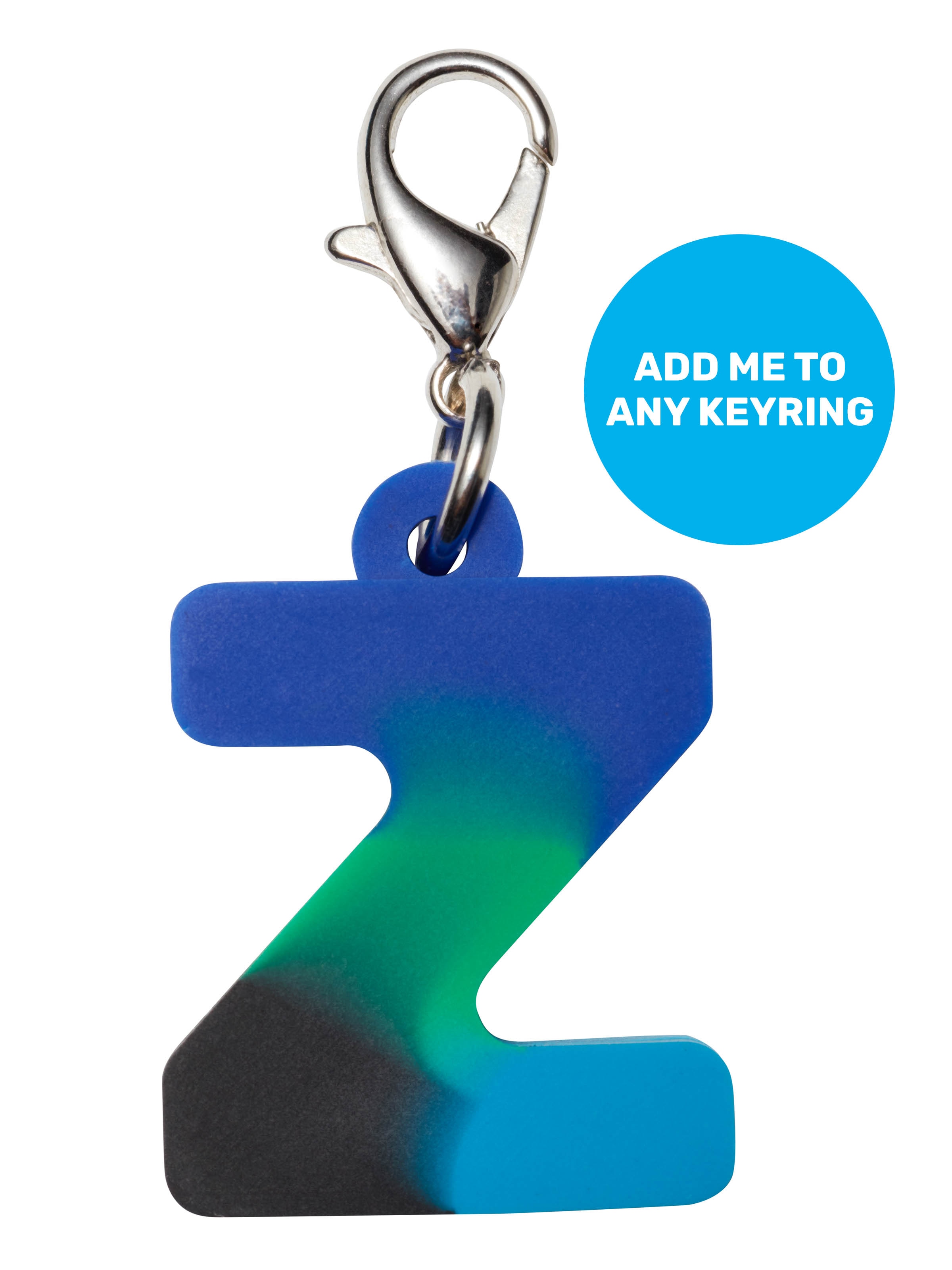 Blue Add-On Mini Alpha Keyring