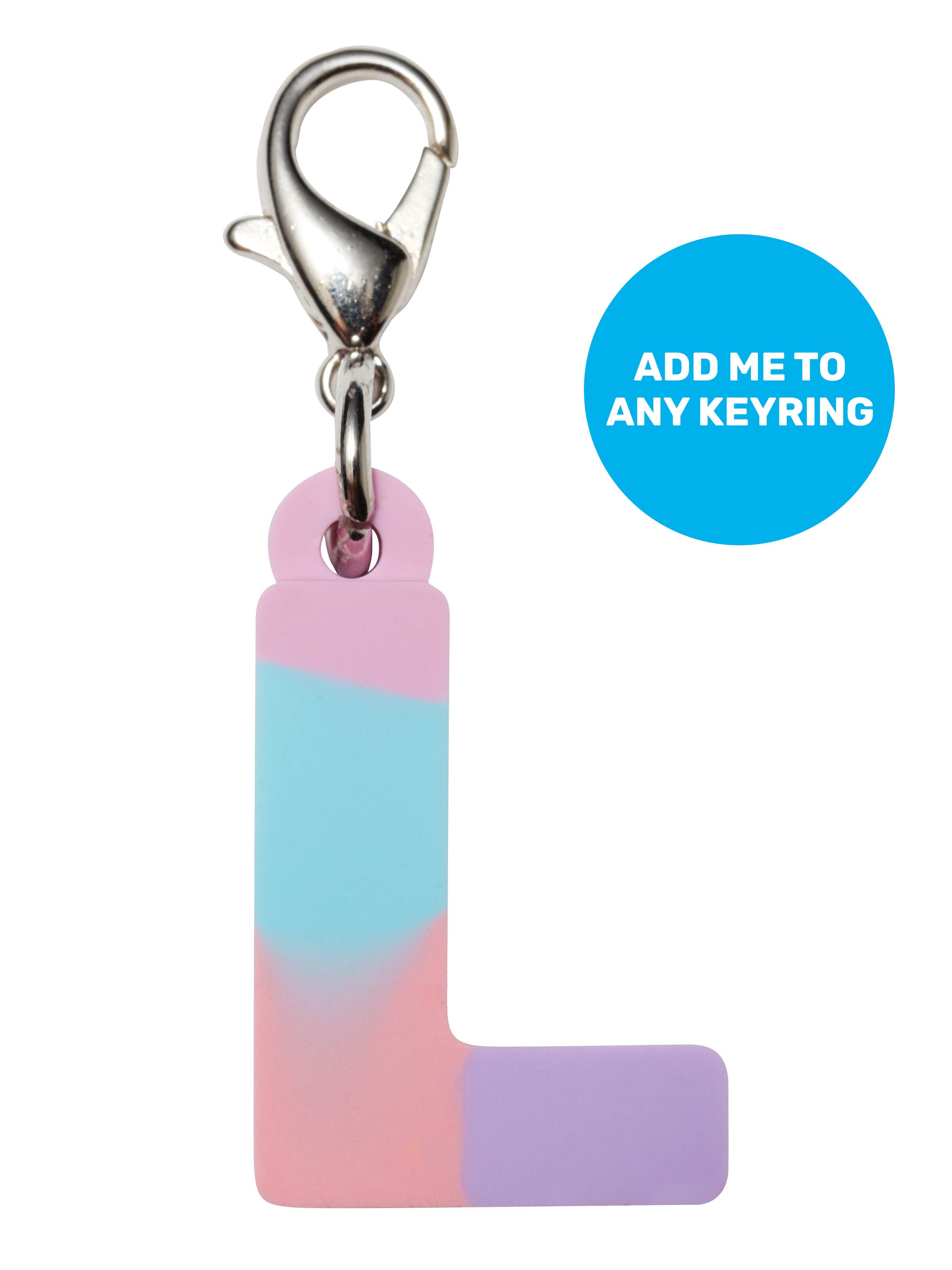Pink Add-On Mini Alpha Keyring