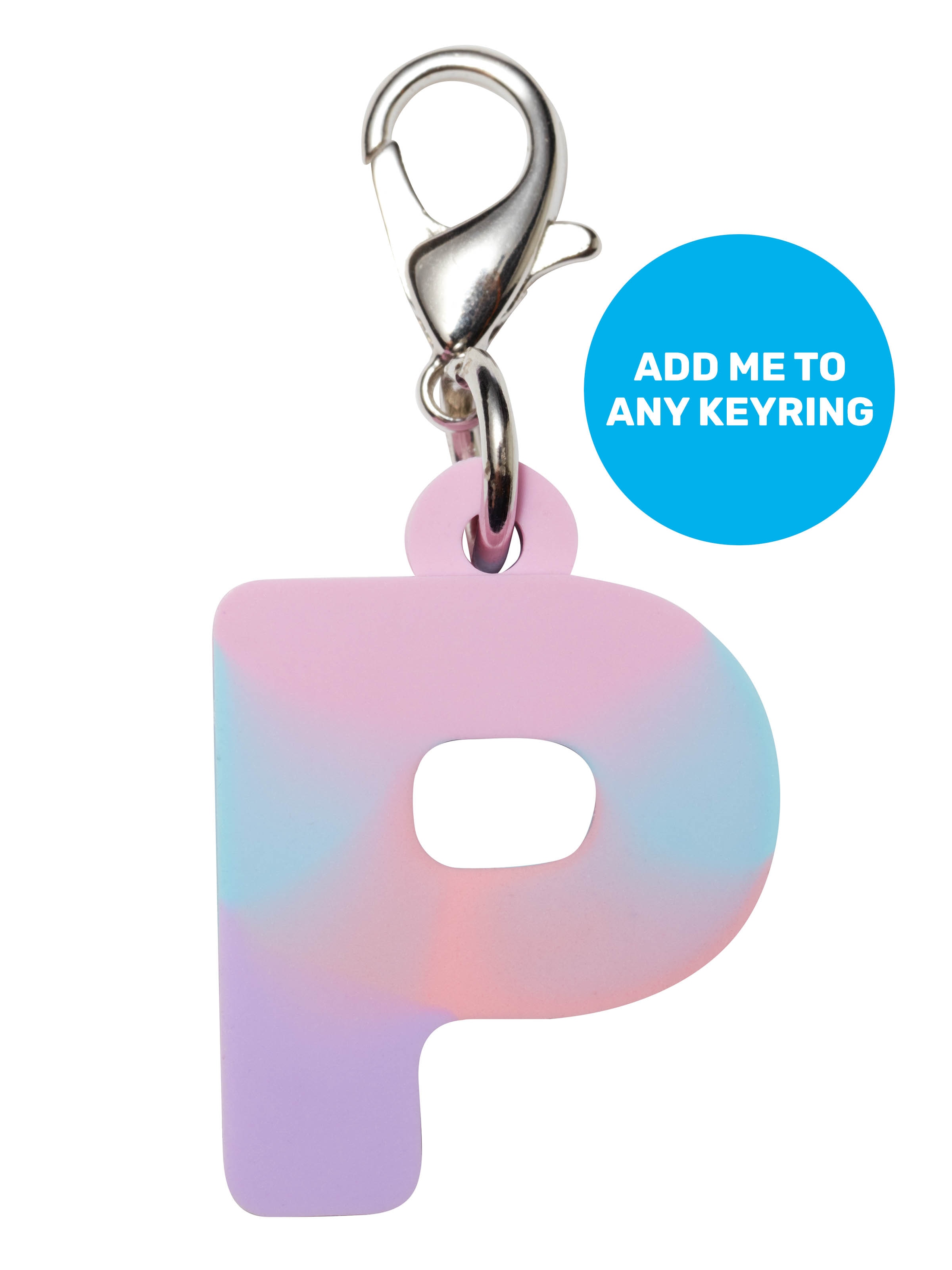Pink Add-On Mini Alpha Keyring