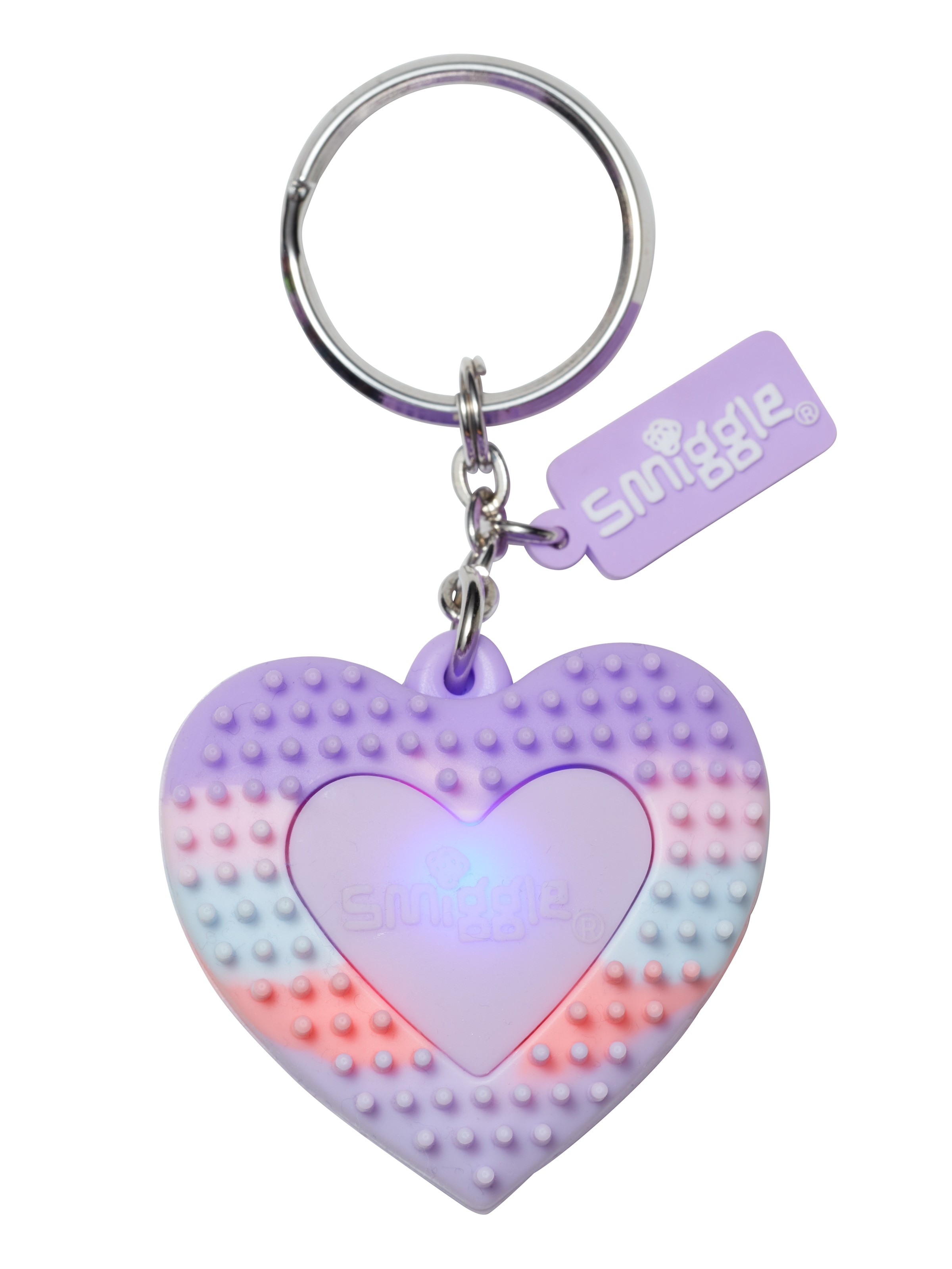 Light Up Spikey Keyring