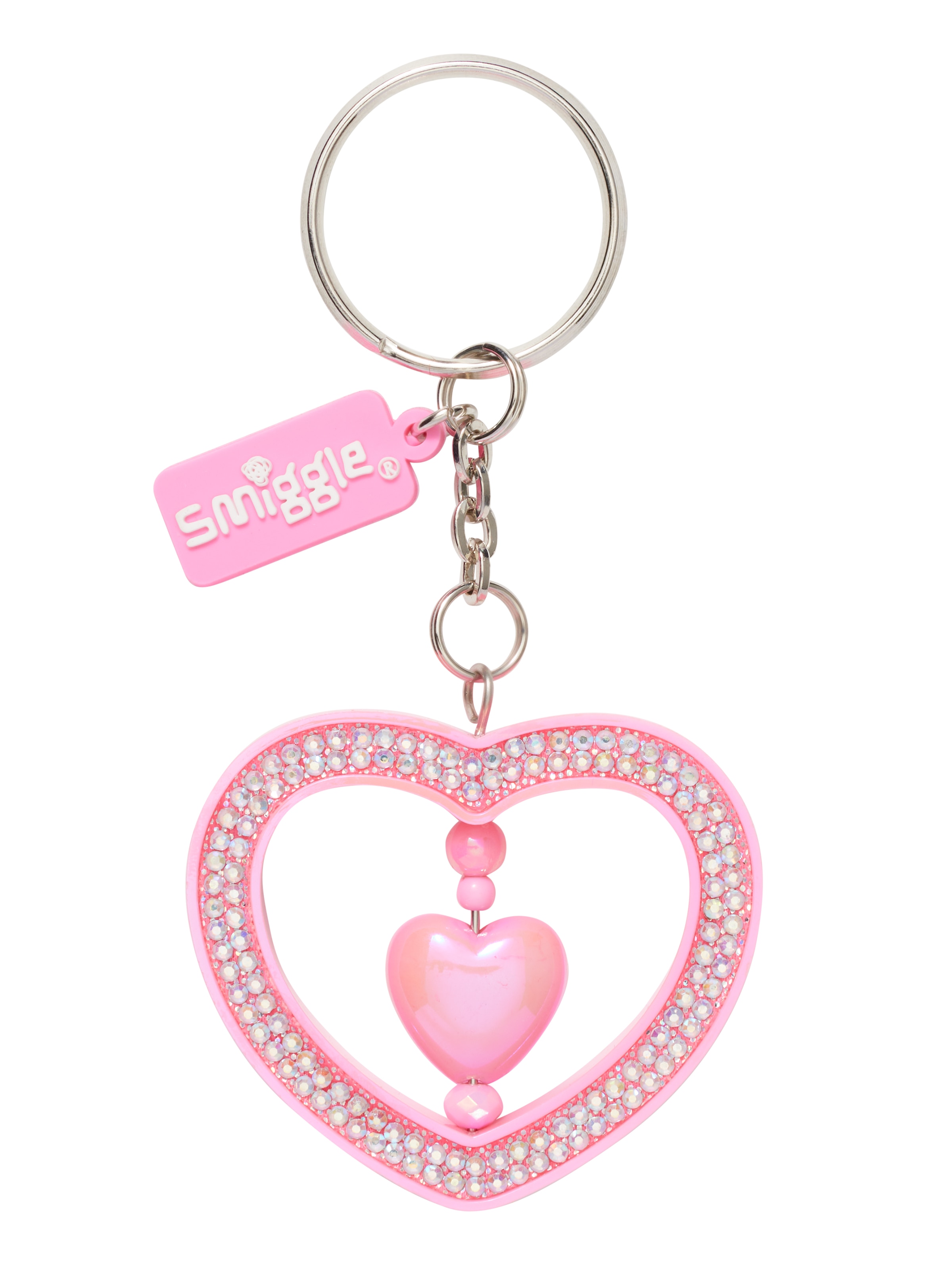 Heart Spin Keyring