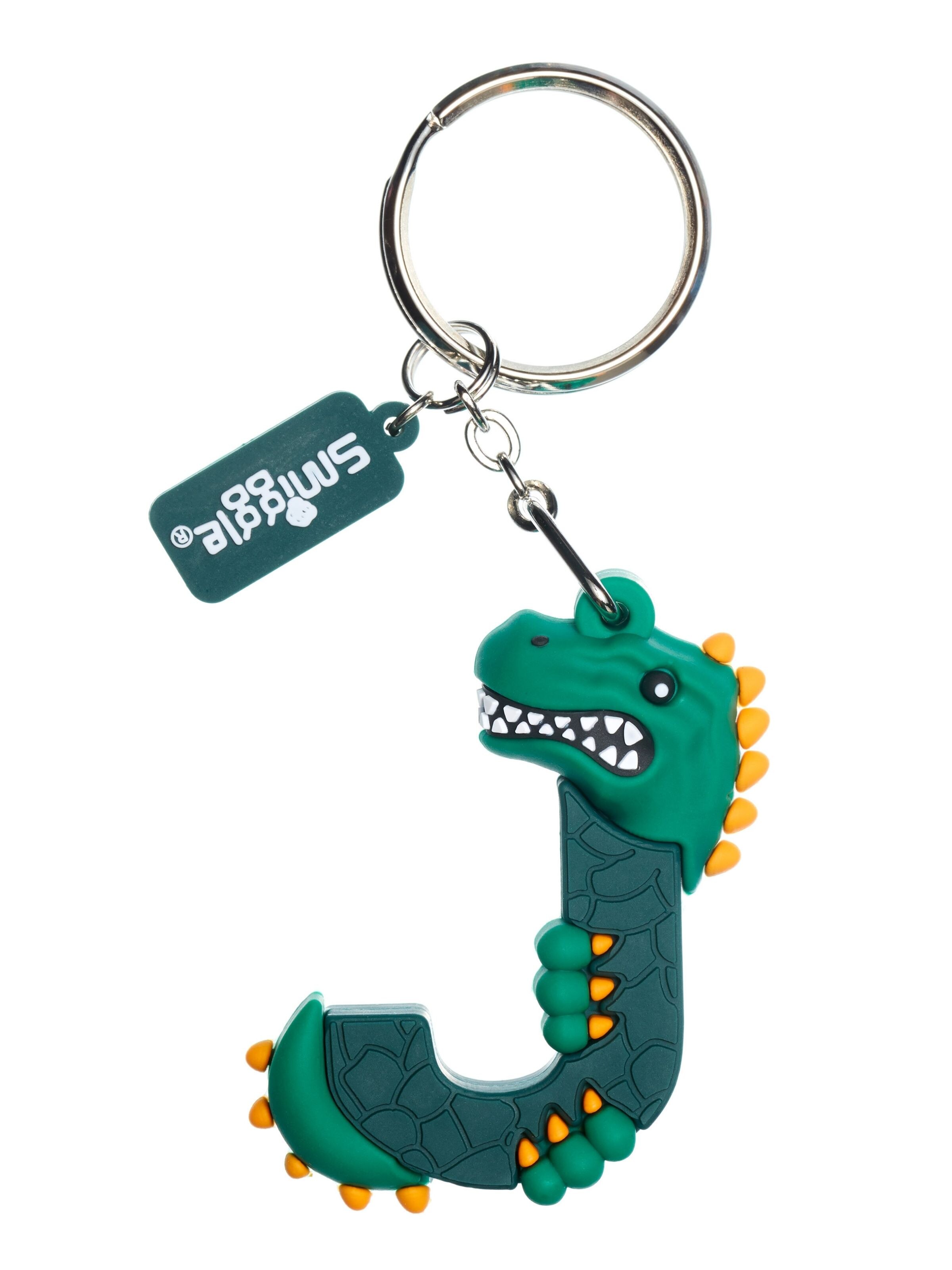 Dino Scented Alphabet Keyring