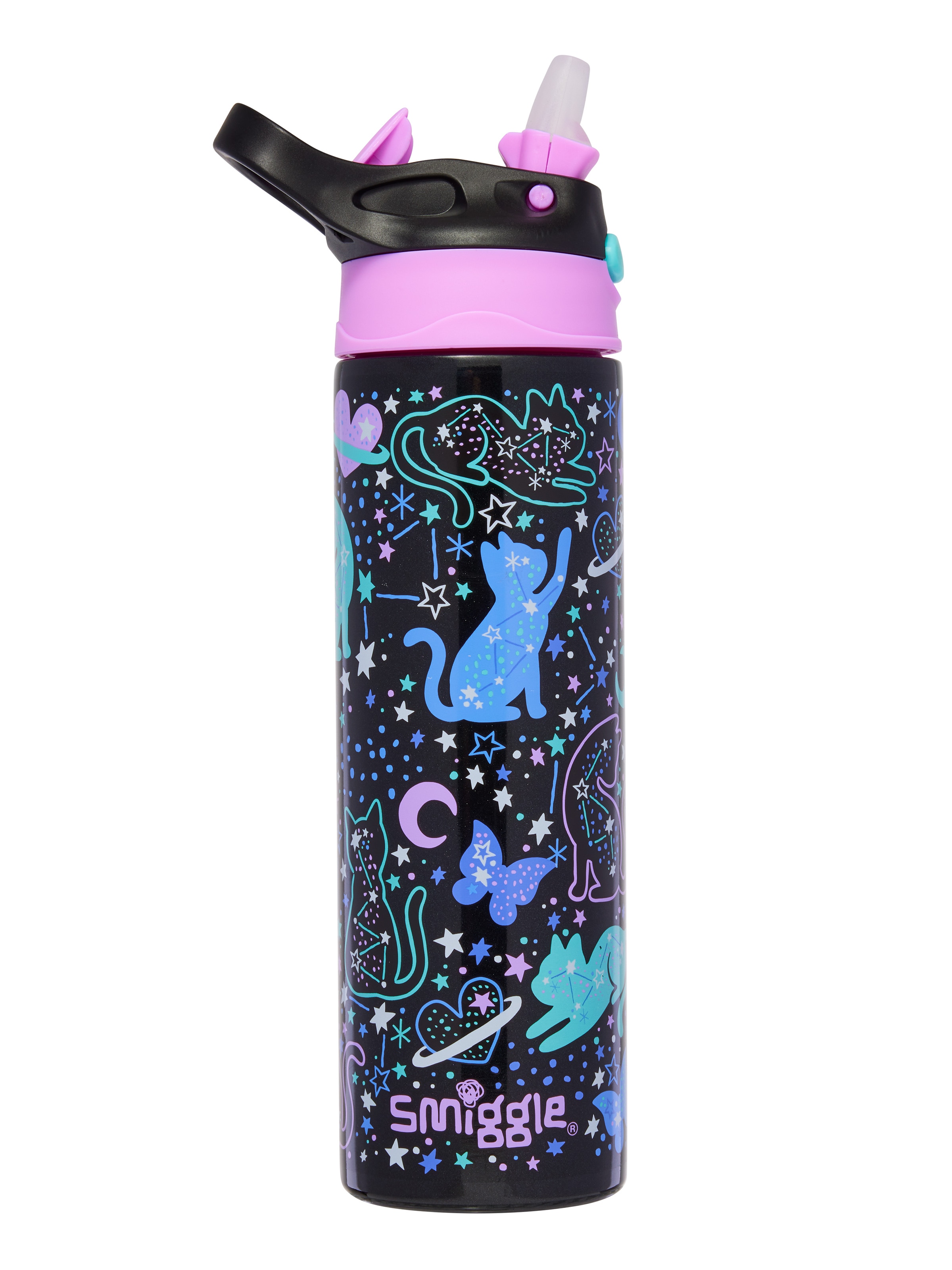 Wild Side Insulated Stainless Steel Flip Drink Bottle 520Ml
