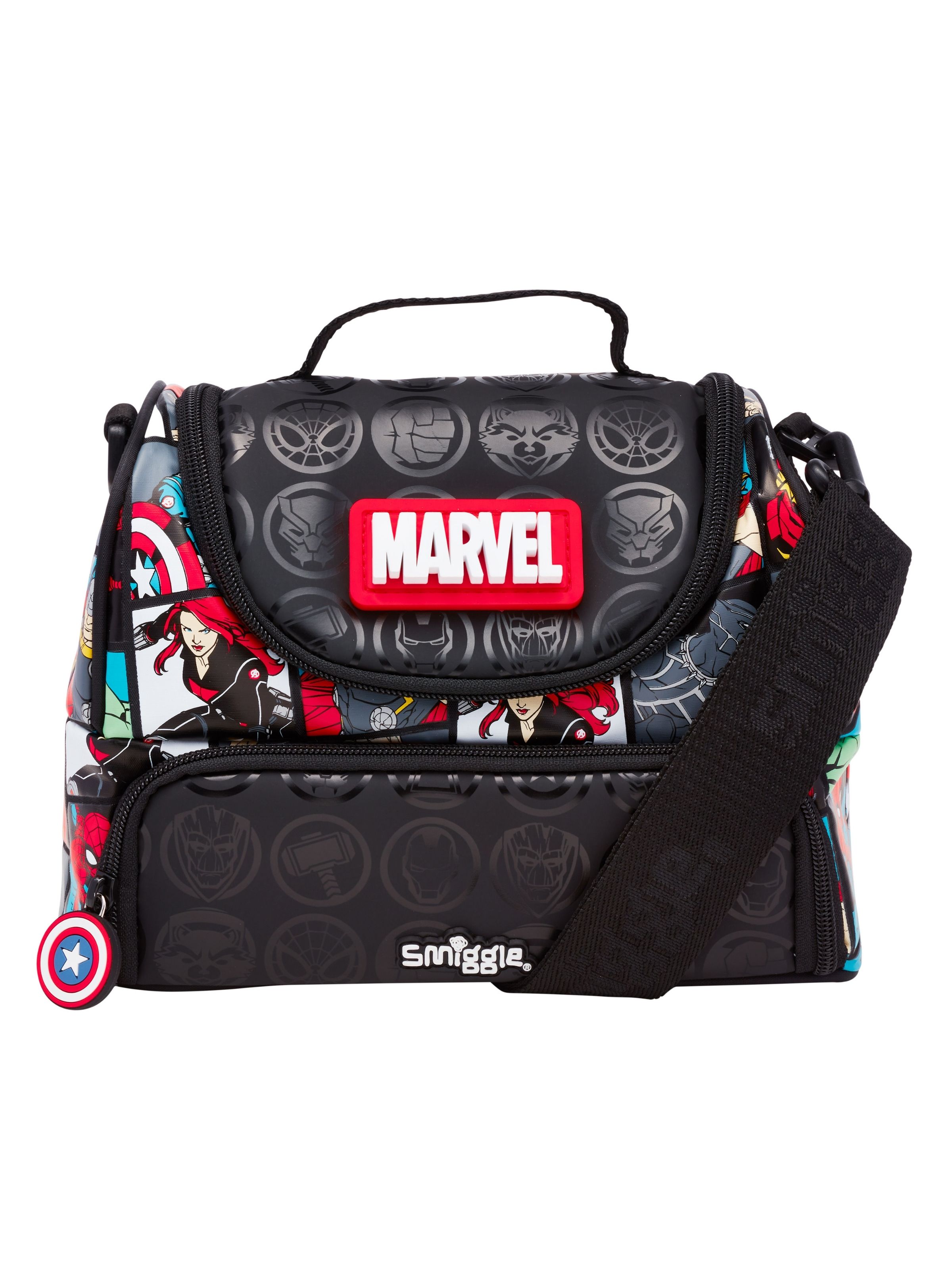 Marvel Double Decker Lunchbox With Strap