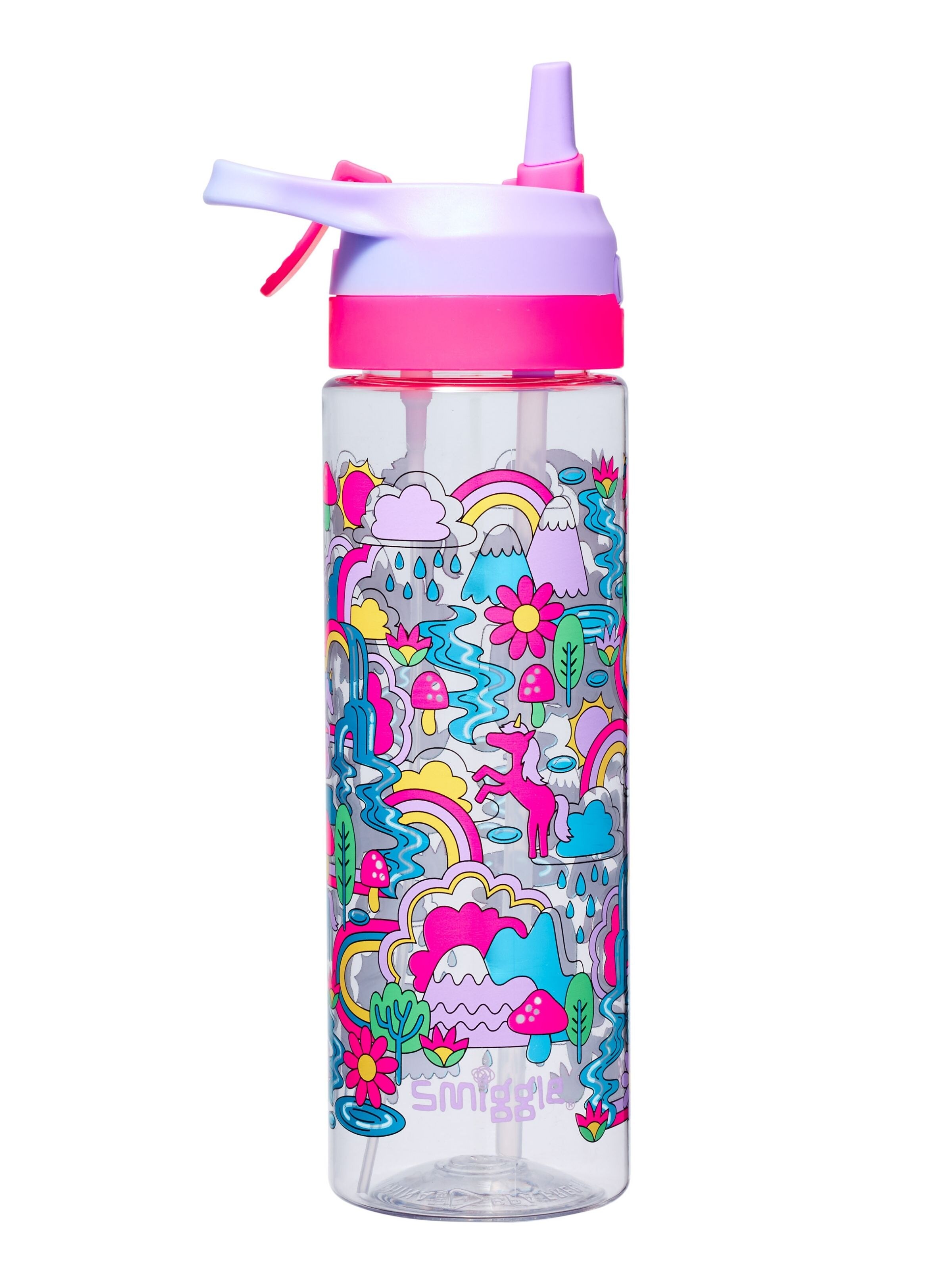 Glee Flip Top Spritz Plastic Drink Bottle 700Ml