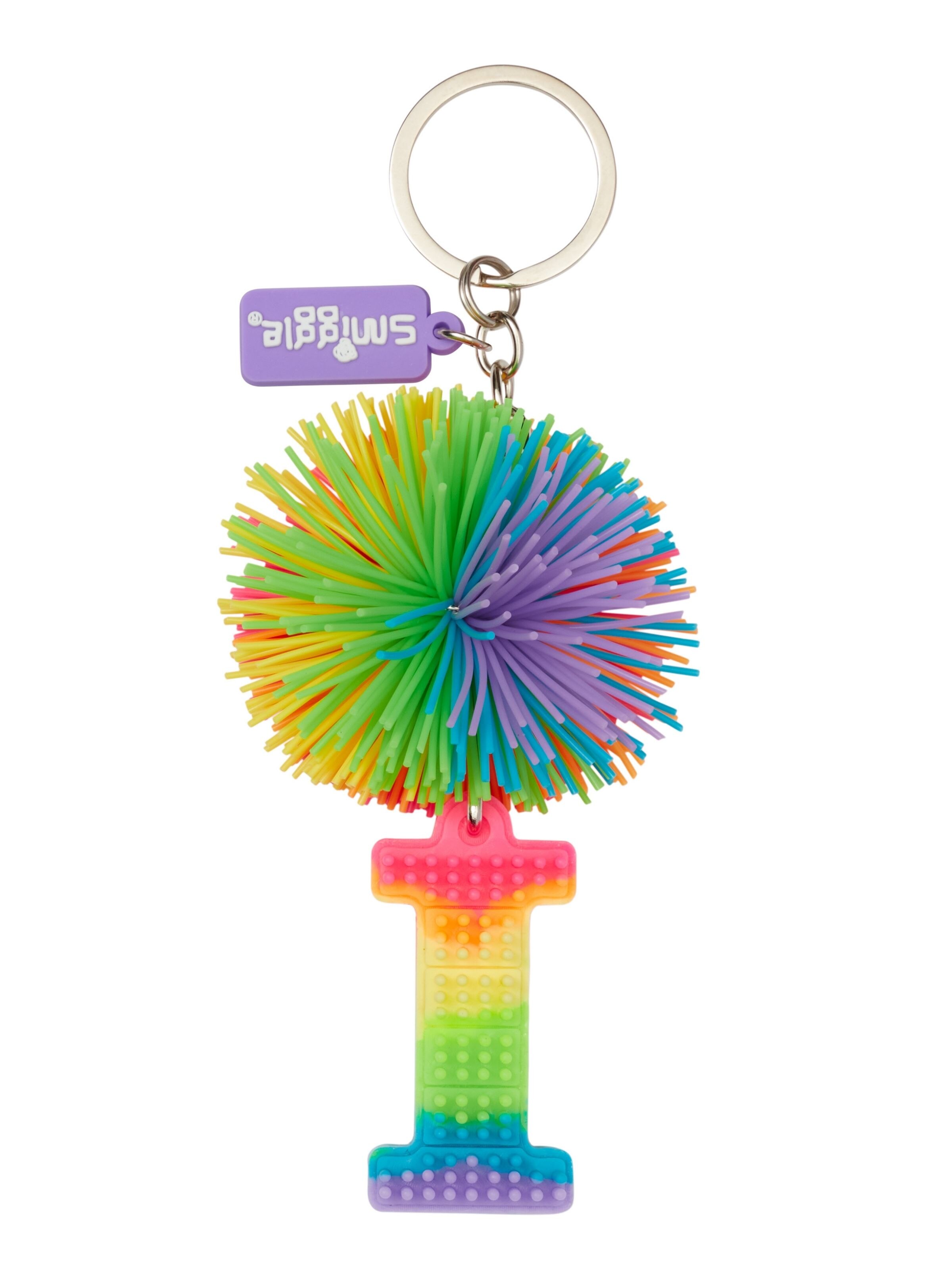 Pom Pom Scented Alphabet Keyring