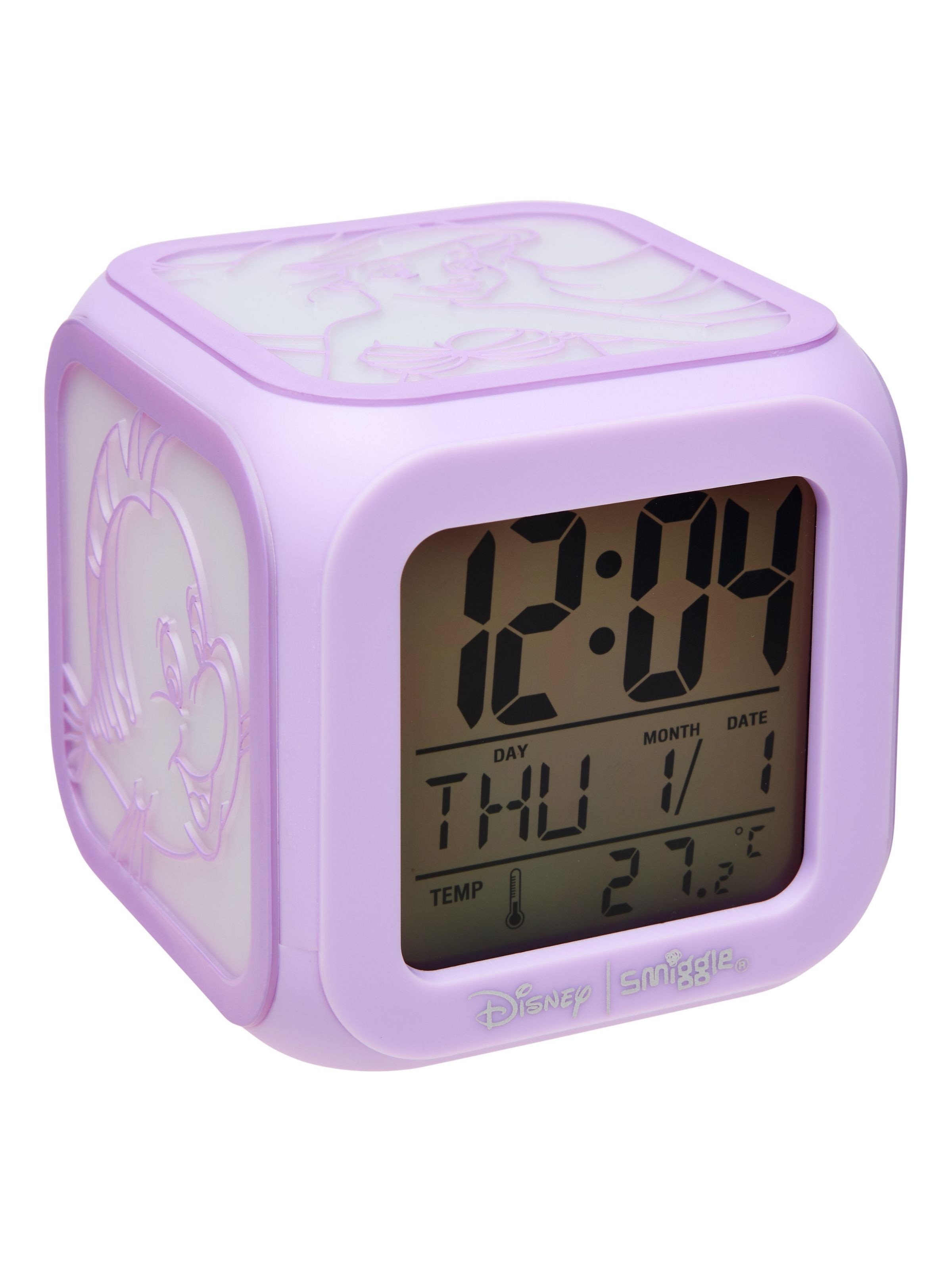 Smiggle Sky High 2 Tone Clock Purple Limited Edition